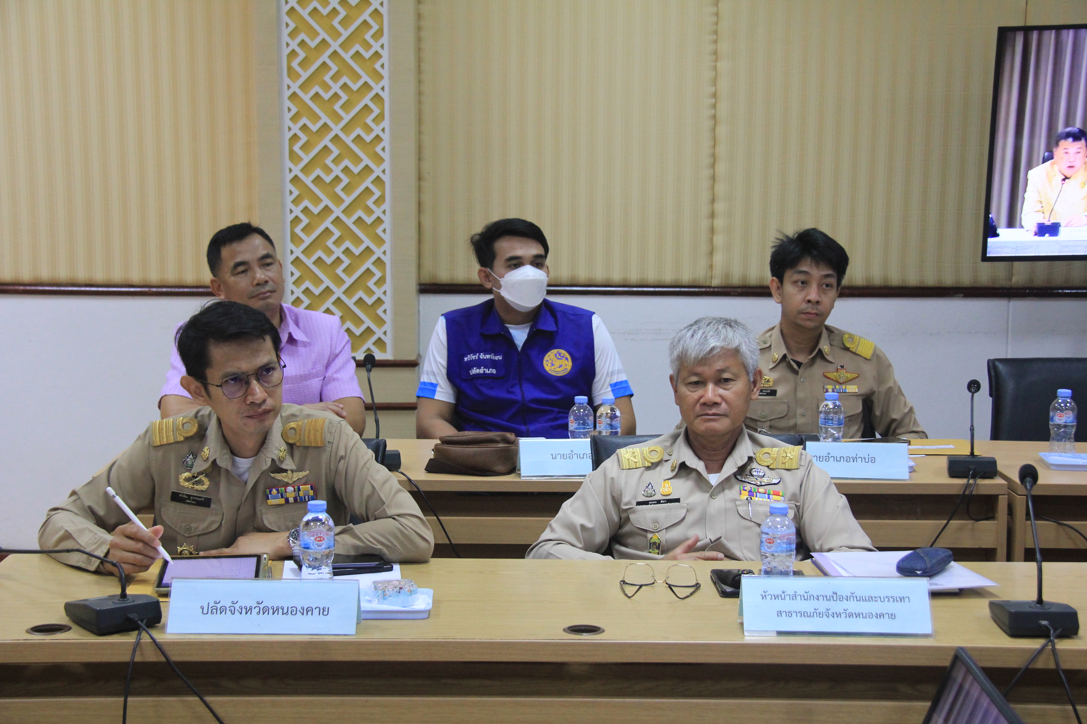 พช.หนองคาย ร่วมการประชุมขับเคลื่อนและติดตามนโยบายของรัฐบาล และภารกิจสำคัญของปลัดกระทรวงมหาดไทย ประจำปีงบประมาณ พ.ศ.2567 (เดือนพฤษภาคม 2567) ผ่านระบบวีดิทัศน์ทางไกล (VCS)