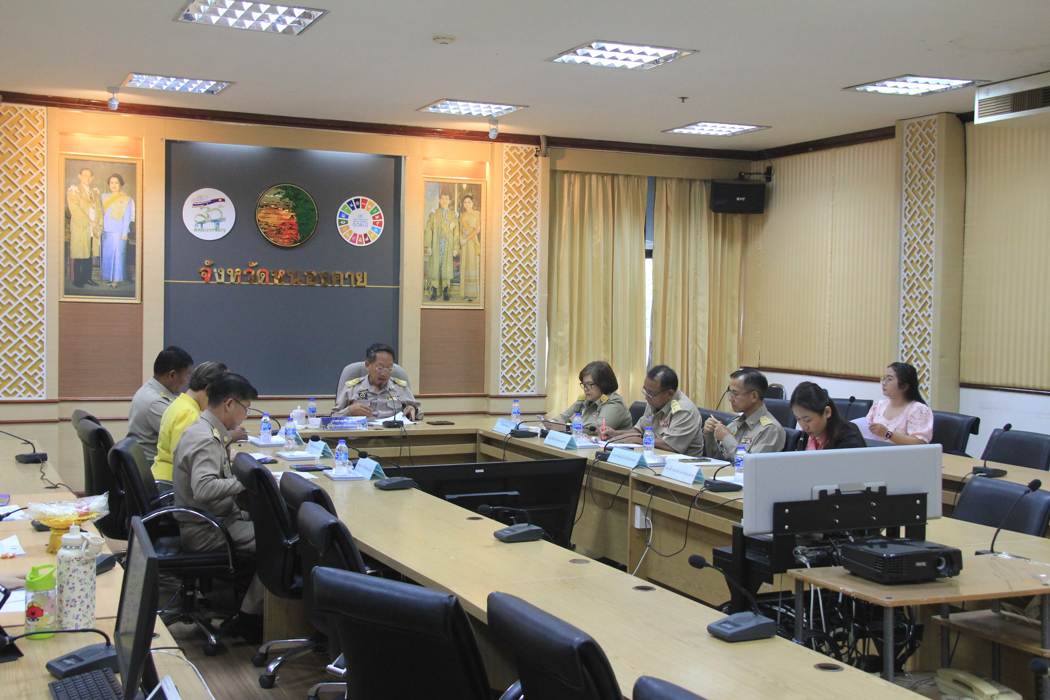 พช.หนองคาย ร่วมประชุมหารือการดำเนินโครงการตามแผนปฎิบัติราชการกลุ่มจังหวัดฯ ประจำปีงบประมาณ พ.ศ. 2567 (โครงการ เฉลิมฉลองครบรอบ 30 ปี สะพานมิตรภาพไทย-ลาว แห่งที่ 1)