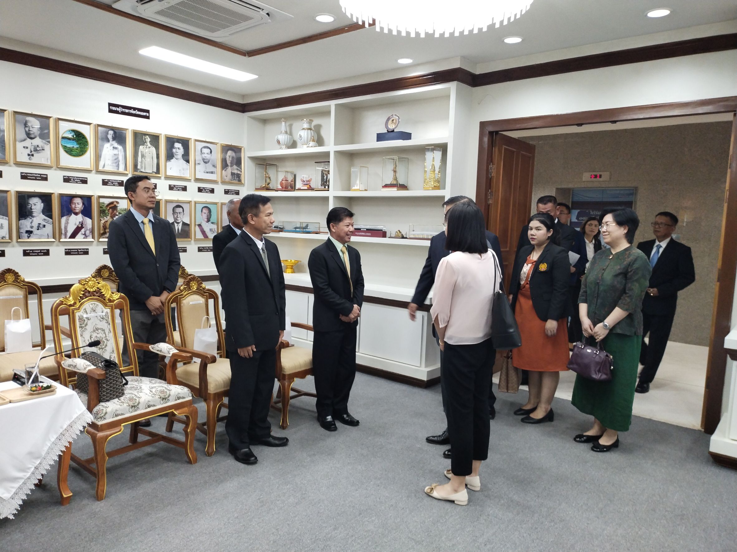 พช.หนองคาย ร่วมต้อนรับเอกอัครราชทูตสาธารณรัฐประชาชนจีน ประจำราชอาณาจักรไทย