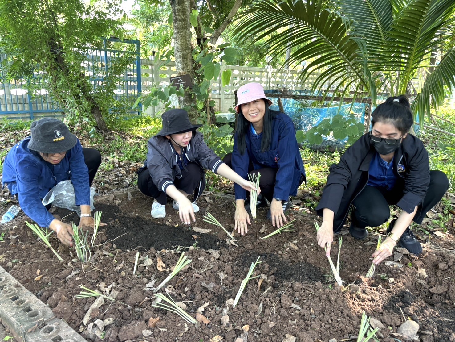 พช.หนองคาย ผนึกกำลัง ผู้นำ อช. ร่วมกับเครือข่ายโคกหนองนาอำเภอเมืองหนองคาย ขับเคลื่อนการน้อมนำแนวพระราชดำริของสมเด็จพระกนิษฐาธิราชเจ้า กรมสมเด็จพระเทพรัตนราชสุดาฯ สยามบรมราชกุมารี สู่ปฏิบัติการปลูกผักสวนครัว เพื่อสร้างความมั่นคงทางอาหาร กิจกรรม “ผู้นำต้นแบบตัวอย่างที่เห็นจริง”