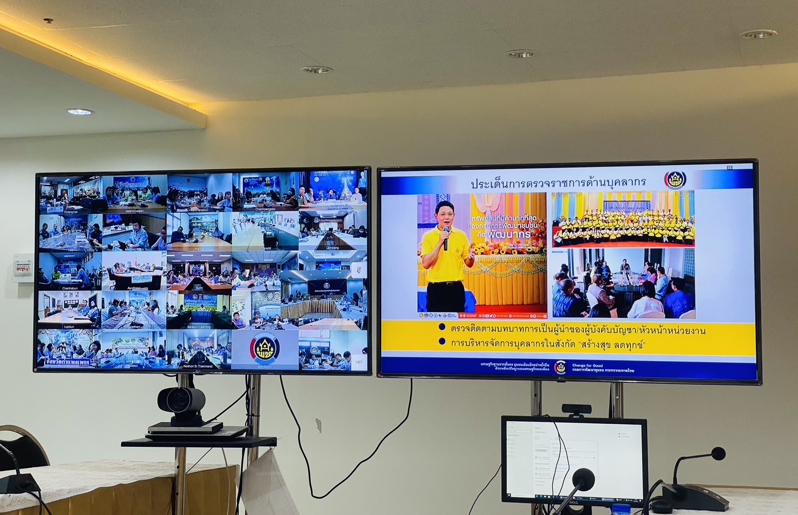 พช.หนองคาย ร่วมการประชุมกรมการพัฒนาชุมชน ครั้งที่ 5/2567 ผ่านระบบวิดีทัศน์ทางไกล (Video Conference)