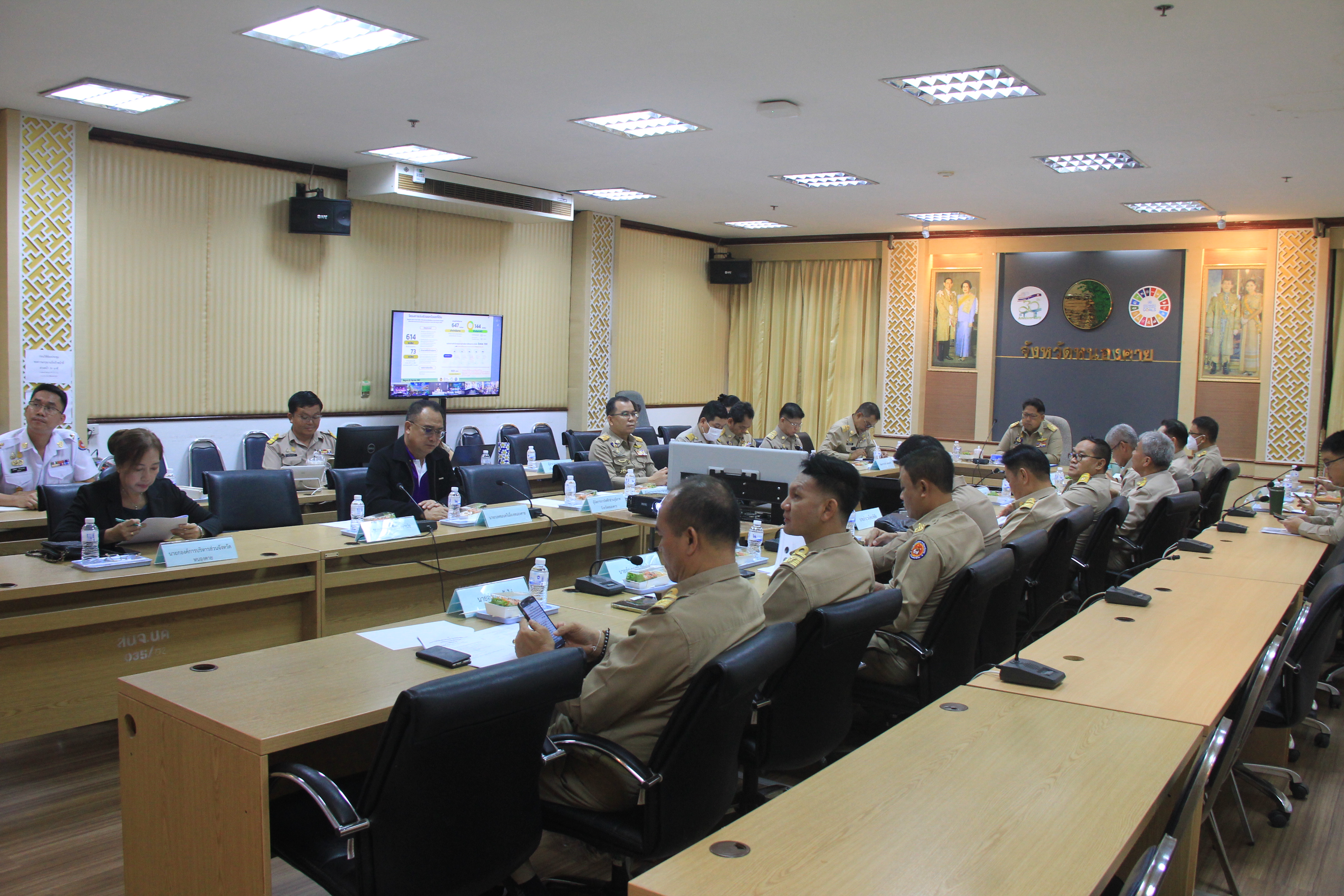 พช.หนองคาย ร่วมการประชุมขับเคลื่อนและติดตามนโยบายของรัฐบาล และภารกิจสำคัญของปลัดกระทรวงมหาดไทย ประจำปีงบประมาณ พ.ศ.2567 (เดือนมิถุนายน 2567) ผ่านระบบวีดิทัศน์ทางไกล (VCS)