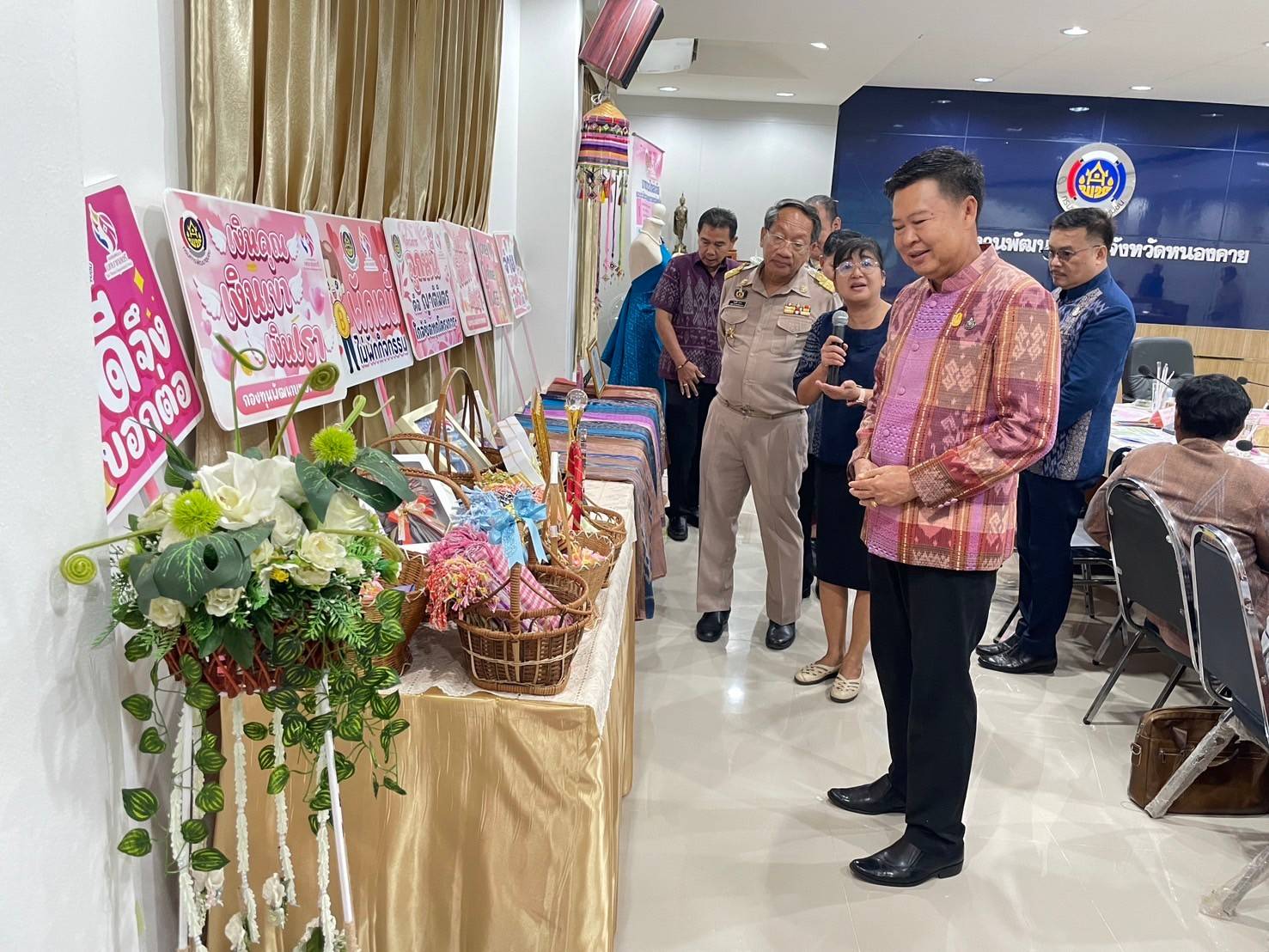 หนองคาย รับการตรวจประเมินคัดเลือกคนกองทุนพัฒนาบทบาทสตรีดีเด่น ระดับเขตตรวจราชการที่ 10 ประจำปี 2567