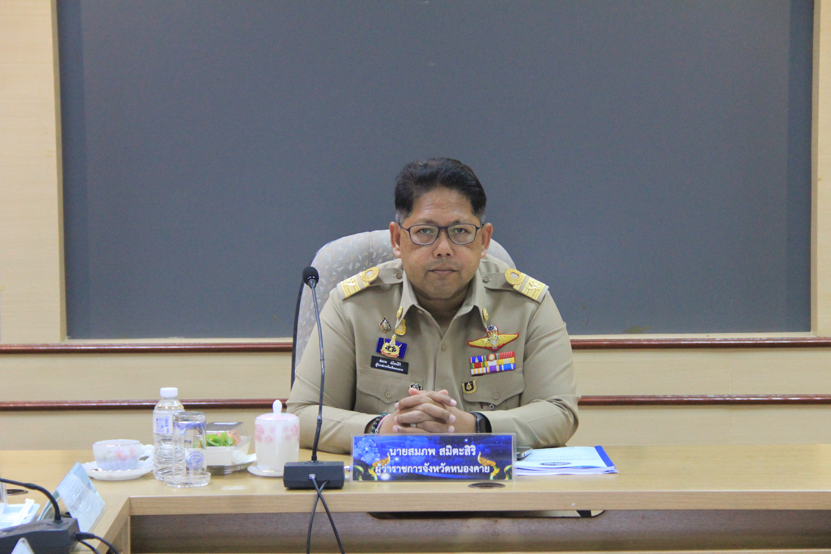 พช.หนองคาย ร่วมการประชุมขับเคลื่อนและติดตามนโยบายของรัฐบาล และภารกิจสำคัญของปลัดกระทรวงมหาดไทย ประจำปีงบประมาณ พ.ศ.2567 (เดือนมิถุนายน 2567) ผ่านระบบวีดิทัศน์ทางไกล (VCS)