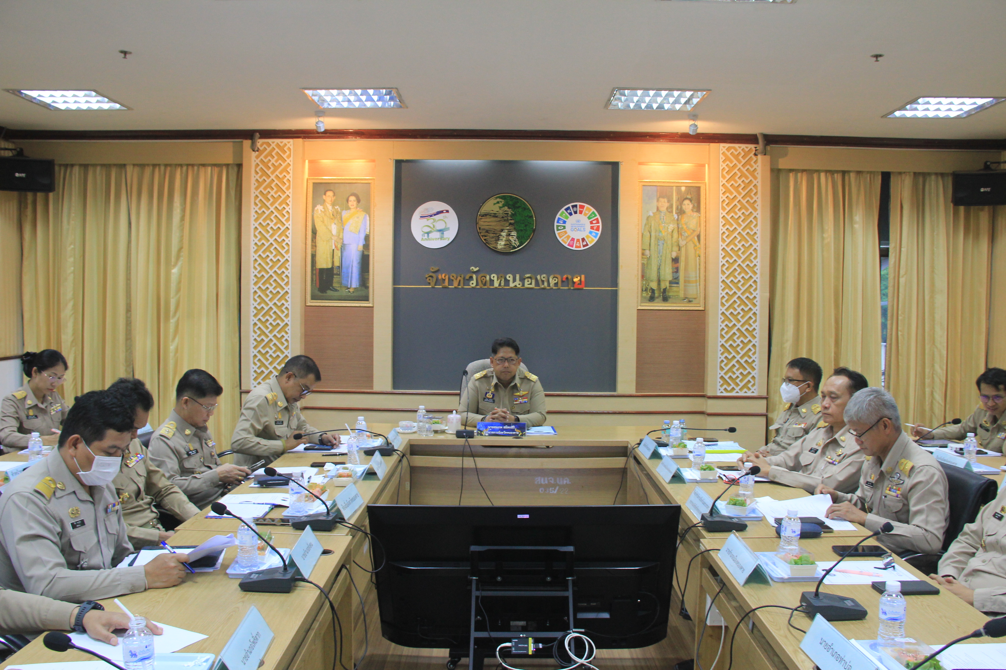 พช.หนองคาย ร่วมการประชุมขับเคลื่อนและติดตามนโยบายของรัฐบาล และภารกิจสำคัญของปลัดกระทรวงมหาดไทย ประจำปีงบประมาณ พ.ศ.2567 (เดือนมิถุนายน 2567) ผ่านระบบวีดิทัศน์ทางไกล (VCS)