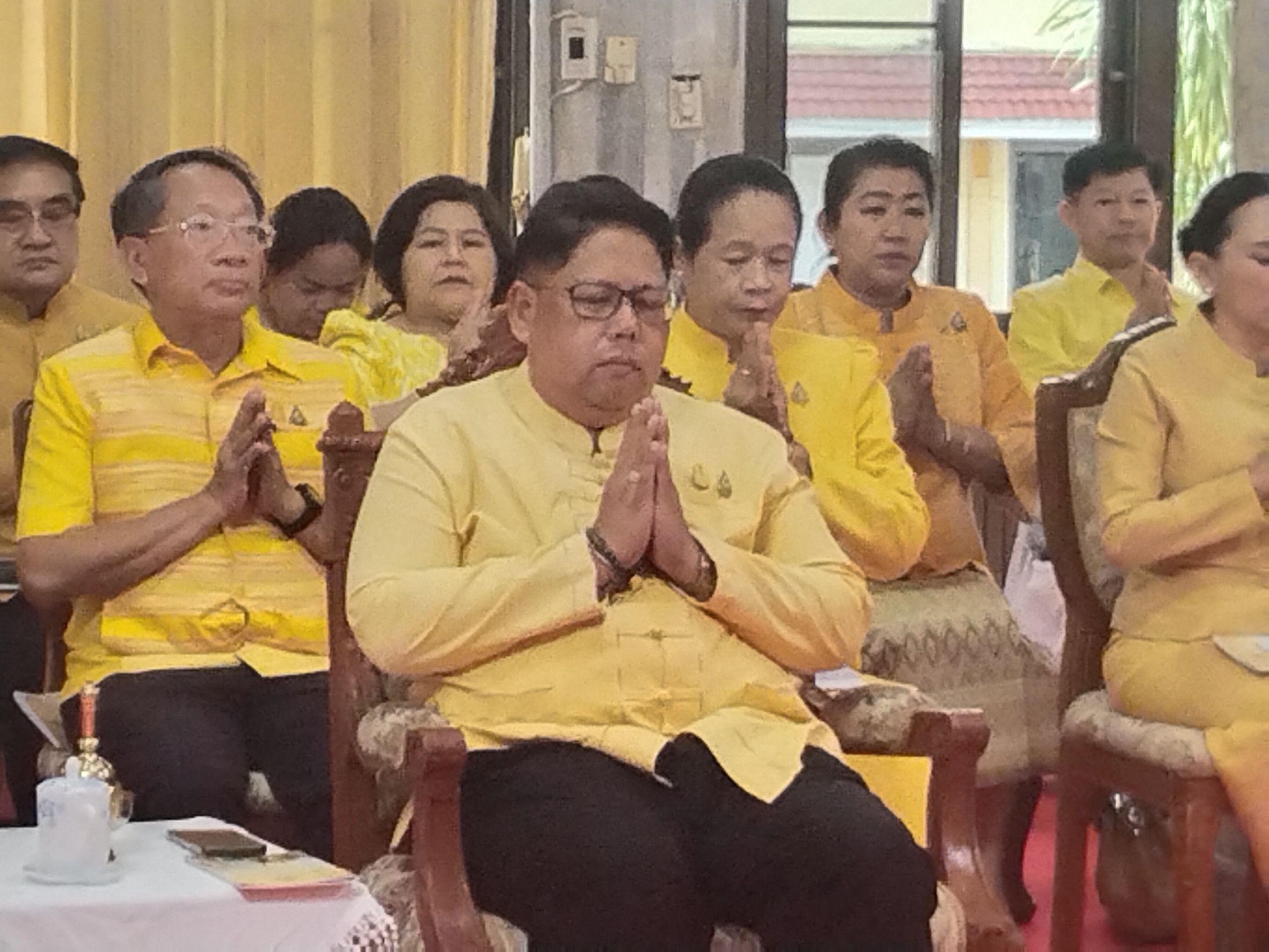 พช.หนองคาย ร่วมพิธีเจริญพระพุทธมนต์และการเจริญจิตตภาวนาถวายพระพรชัยมงคล แด่พระบาทสมเด็จพระเจ้าอยู่หัว เนื่องในโอกาสมหามงคลเฉลิมพระชนมพรรษา 6 รอบ 28 กรกฎาคม 2567