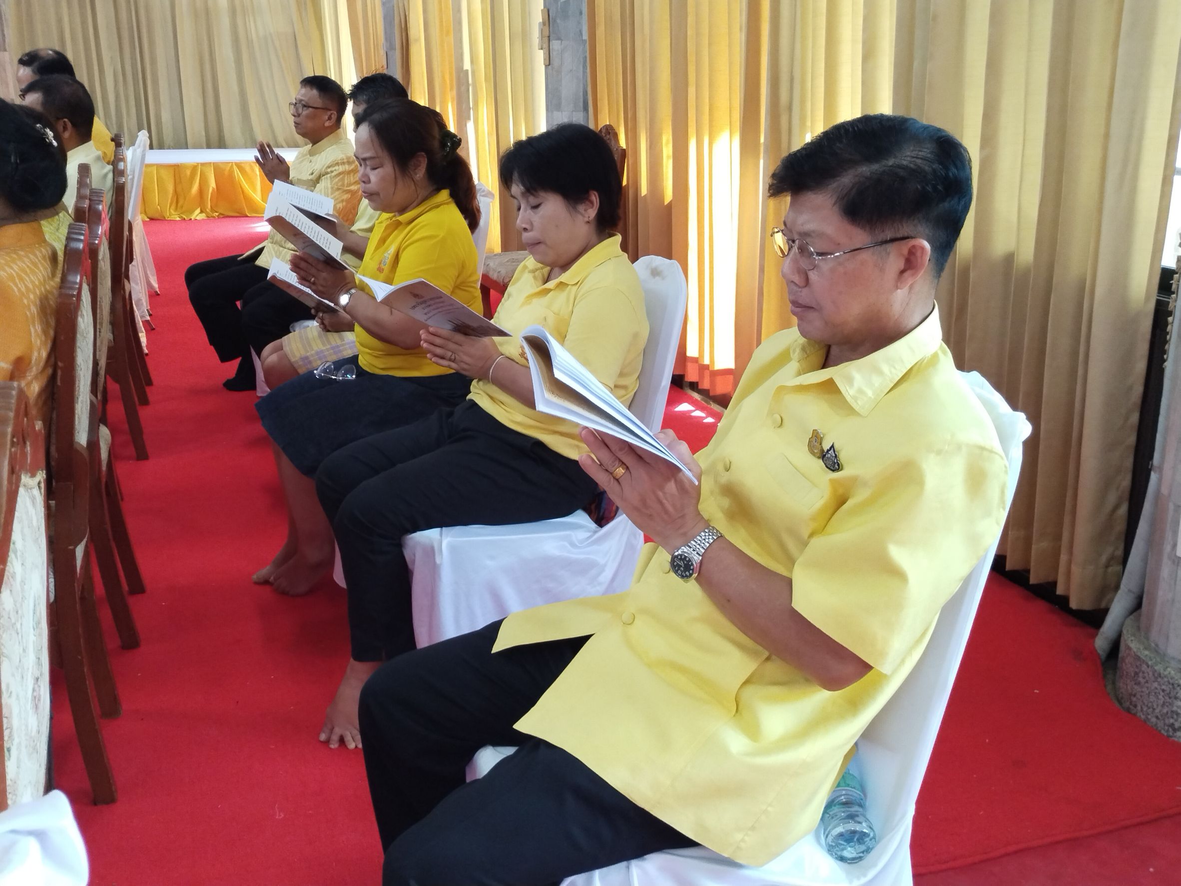 พช.หนองคาย ร่วมพิธีเจริญพระพุทธมนต์และการเจริญจิตตภาวนาถวายพระพรชัยมงคล แด่พระบาทสมเด็จพระเจ้าอยู่หัว เนื่องในโอกาสมหามงคลเฉลิมพระชนมพรรษา 6 รอบ 28 กรกฎาคม 2567