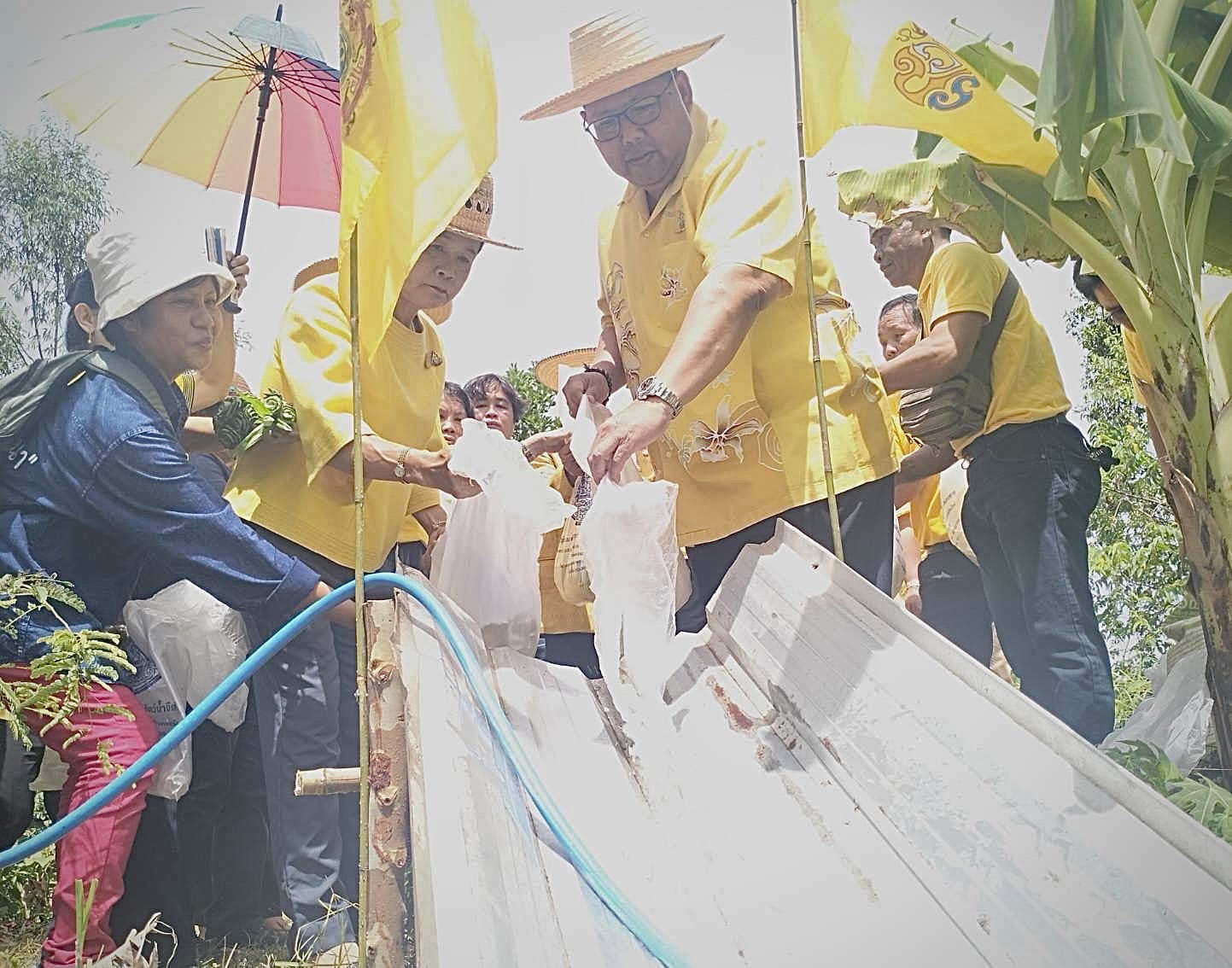 พช.หนองคาย น้อมนำหลักปรัชญาของเศรษฐกิจพอเพียงผ่านการดำเนินโครงการเฉลิมพระเกียรติพระบาทสมเด็จพระเจ้าอยู่หัว เนื่องในโอกาสมหามงคลเฉลิมพระชนมพรรษา 6 รอบ 28 กรกฎาคม 2567 ณ ศูนย์เรียนรู้ “โคก หนอง นา โมเดล” อำเภอเมืองหนองคาย