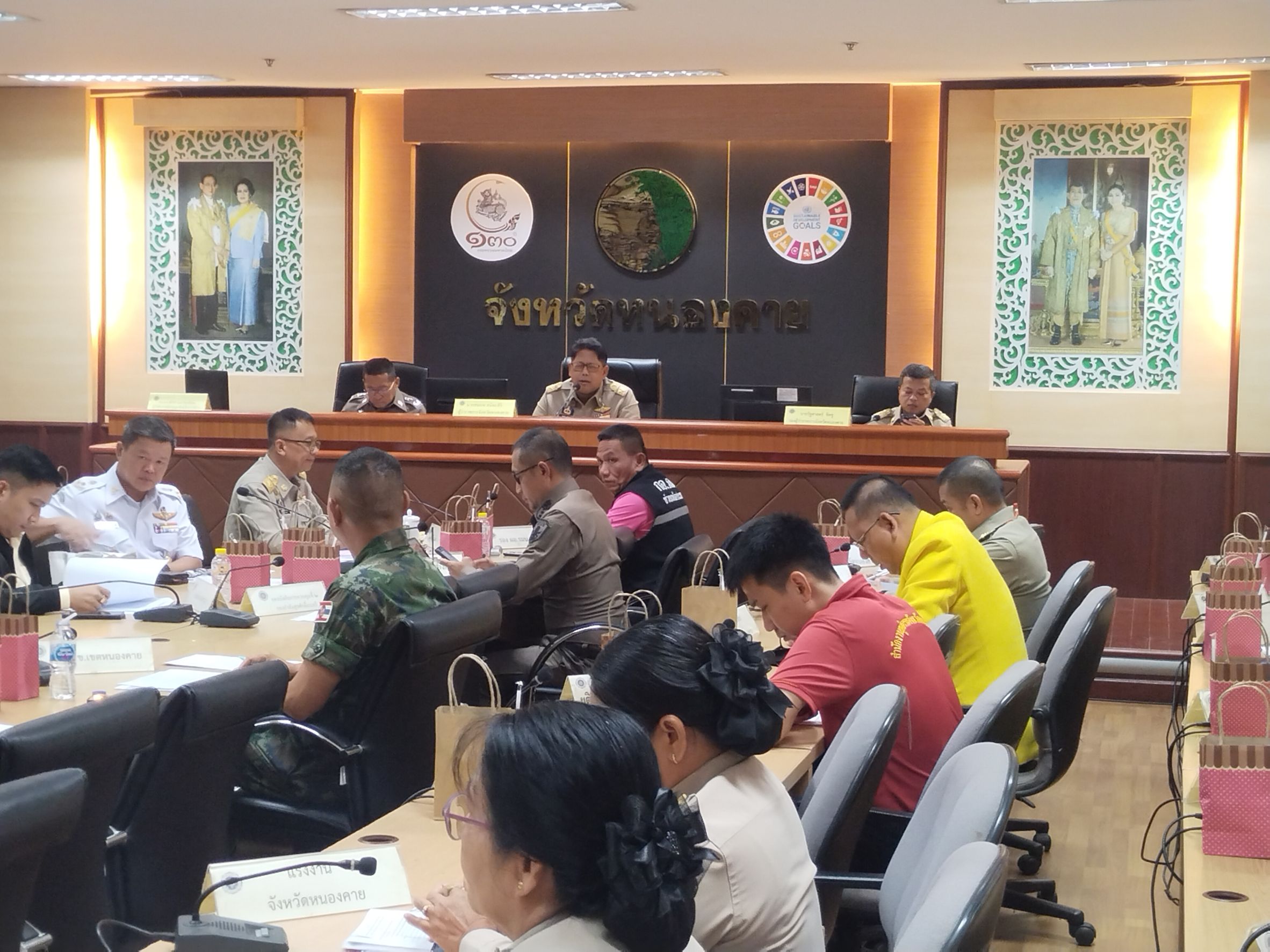 พช.หนองคาย ร่วมการประชุมเร่งรัดติดตามการดำเนินงานป้องกัน ปราบปราม และแก้ไขปัญหายาเสพติดในพื้นที่จังหวัดหนองคาย ระยะเร่งด่วน 3 เดือน (1 มิถุนายน – 31 สิงหาคม 2567)