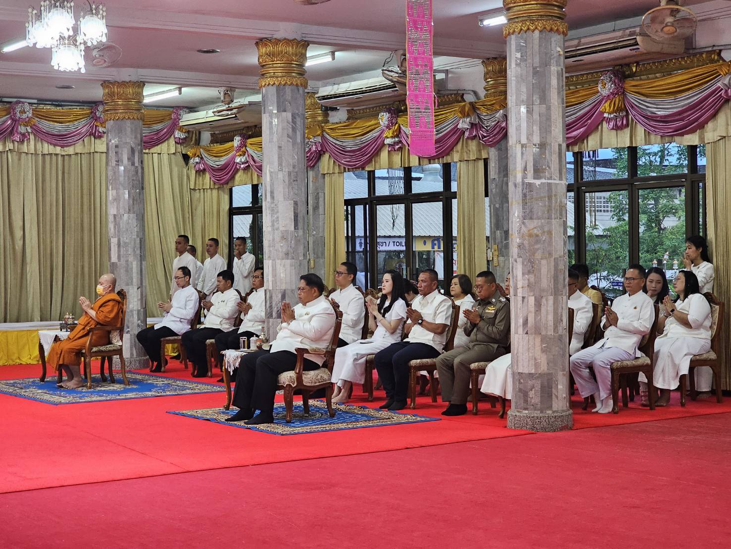 พช.หนองคาย ร่วมโครงการกิจกรรมส่งเสริมพระพุทธศาสนา เนื่องในเทศกาลวันอาสาฬหบูชาและเข้าพรรษา พุทธศักราช 2567