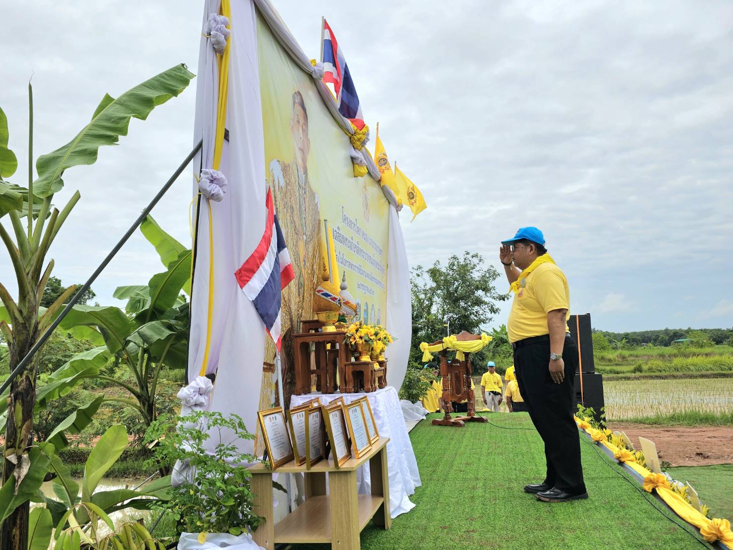 หนองคาย ขับเคลื่อนโครงการโคก หนอง นา อารยเกษตร เฉลิมพระเกียรติพระบาทสมเด็จพระเจ้าอยู่หัว เนื่องในโอกาสพระราชพิธีมหามงคลเฉลิมพระชนมพรรษา 6 รอบ 28 กรกฎาคม 2567