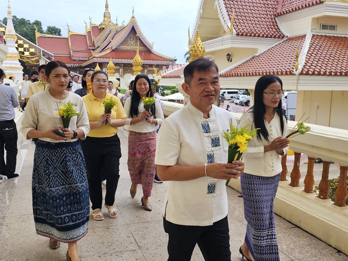 พช.หนองคาย ร่วมโครงการกิจกรรมส่งเสริมพระพุทธศาสนา เนื่องในเทศกาลวันอาสาฬหบูชาและเข้าพรรษา พุทธศักราช 2567