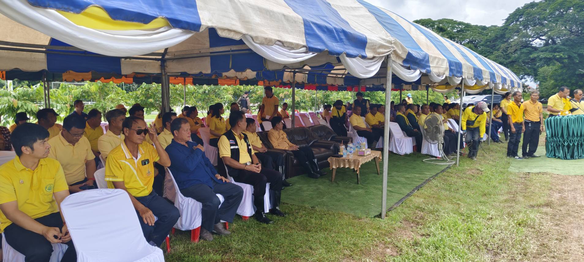 พช.หนองคาย ร่วมเป็นเกียรติในพิธีเปิดกิจกรรม Kick off โครงการพัฒนาพื้นที่ต้นแบบเพื่อพัฒนาคุณภาพชีวิตแบบอารยเกษตร