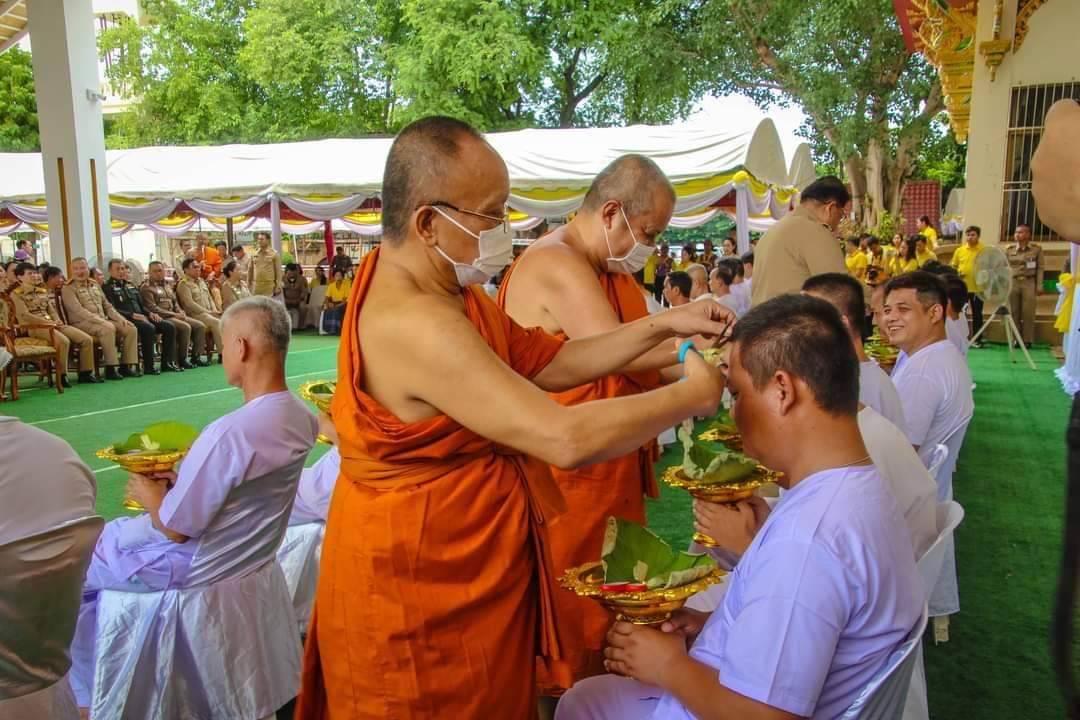พช.หนองคาย ร่วมพิธีปลงผม ตามโครงการบรรพชาอุปสมบท เฉลิมพระเกียรติพระบาทสมเด็จพระเจ้าอยู่หัว เนื่องในโอกาสมหามงคลเฉลิมพระชนมพรรษา 6 รอบ 28 กรกฎาคม 2567
