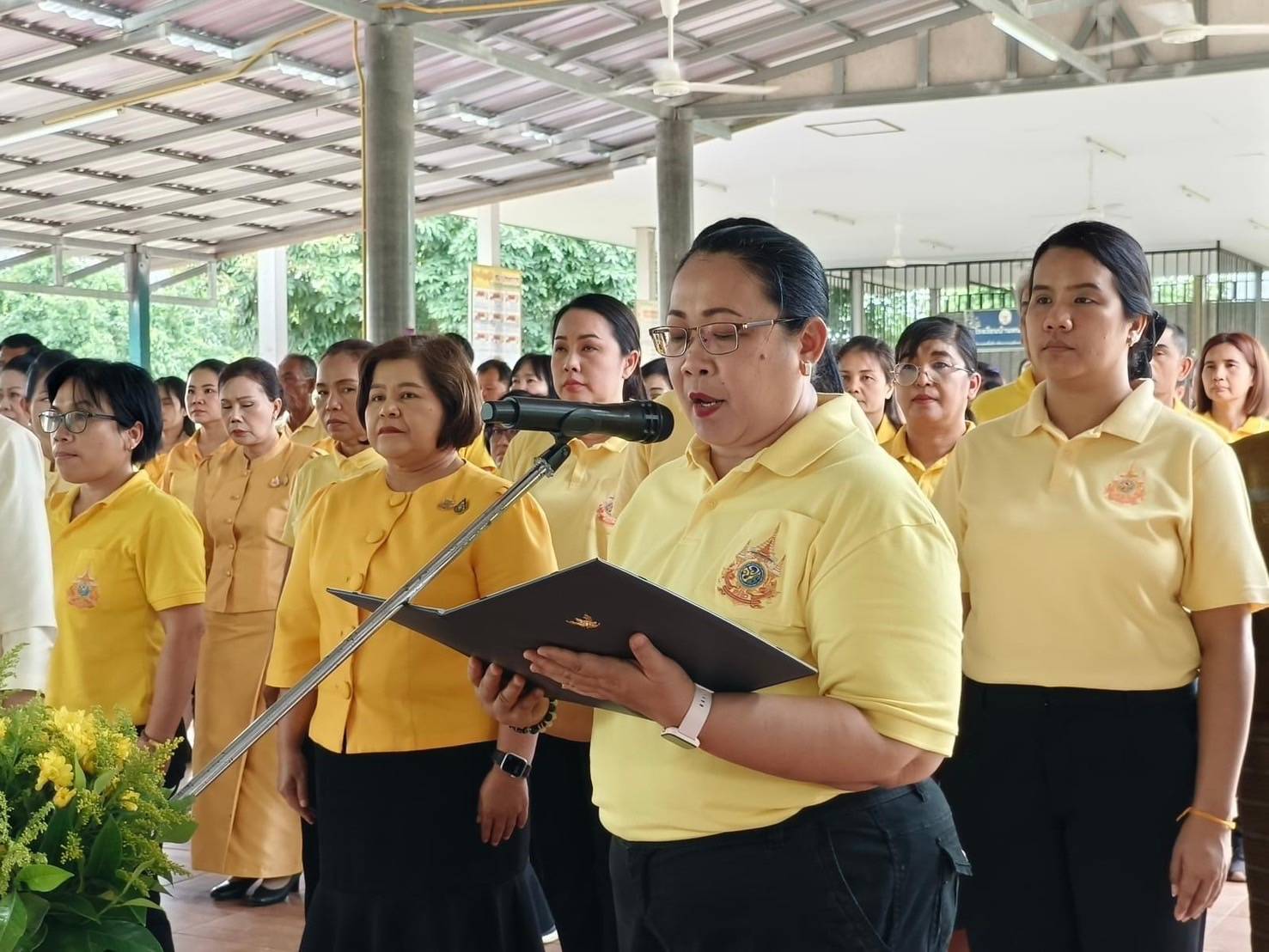 พช.หนองคาย ร่วมกิจกรรมโครงการน้ำพระทัยพระราชทานส่วนภูมิภาค สภาสังคมสงเคราะห์ 76 จังหวัด ประจำปี 2567