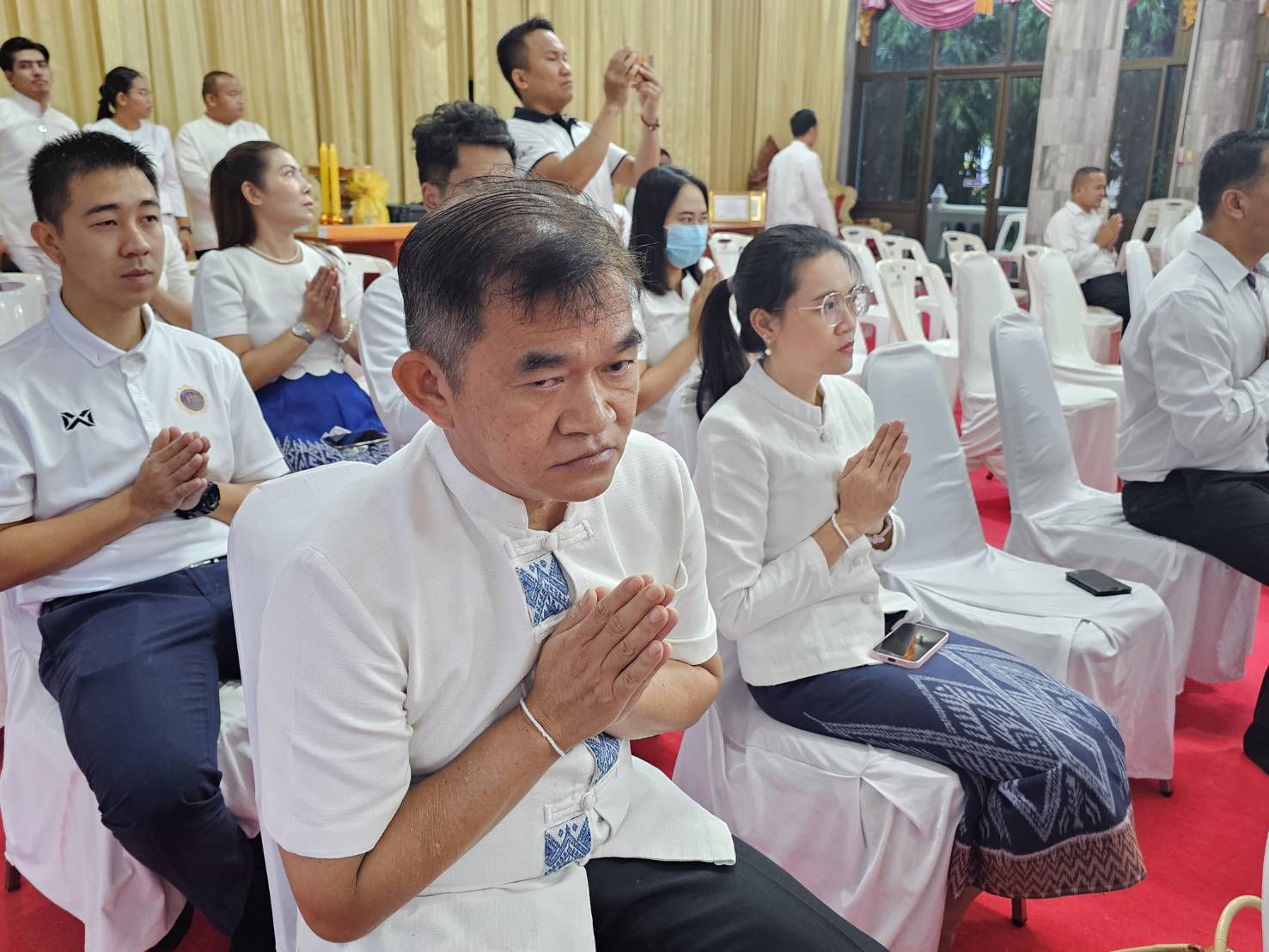 พช.หนองคาย ร่วมโครงการกิจกรรมส่งเสริมพระพุทธศาสนา เนื่องในเทศกาลวันอาสาฬหบูชาและเข้าพรรษา พุทธศักราช 2567