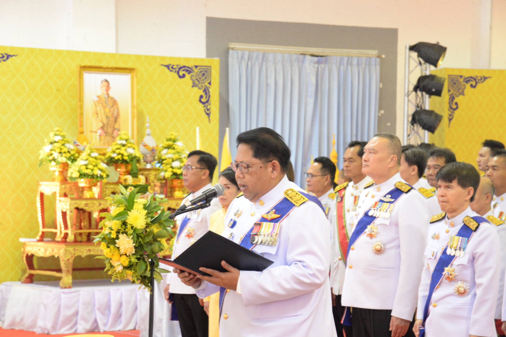 พช.หนองคาย ร่วมงานสโมสรสันนิบาต เฉลิมพระเกียรติพระบาทสมเด็จพระเจ้าอยู่หัว เนื่องในโอกาสพระราชพิธีมหามงคลเฉลิมพระชนมพรรษา 6 รอบ 28 กรกฎาคม 2567 จังหวัดหนองคาย