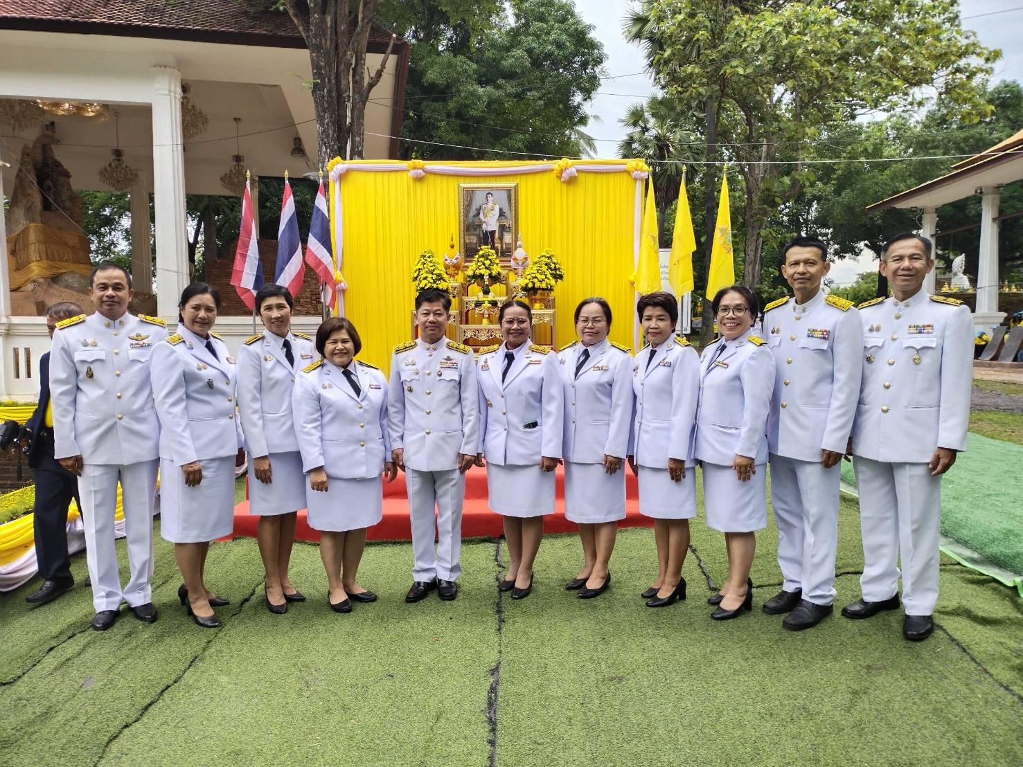 พช.หนองคาย ร่วมพิธีพลีกรรมตักน้ำจากแหล่งน้ำศักดิ์สิทธิ์ ณ สระมุจลินท์ วัดพระธาตุบังพวน ตำบลพระธาตุบังพวน จังหวัดหนองคาย