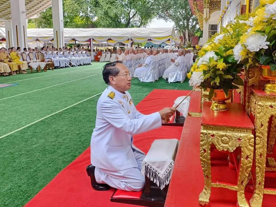 พช.หนองคาย ร่วมพิธีบรรพชาอุปสมบท ตามโครงการบรรพชาอุปสมบท เฉลิมพระเกียรติพระบาทสมเด็จพระเจ้าอยู่หัว เนื่องในโอกาสมหามงคลเฉลิมพระชนมพรรษา 6 รอบ 28 กรกฎาคม 2567
