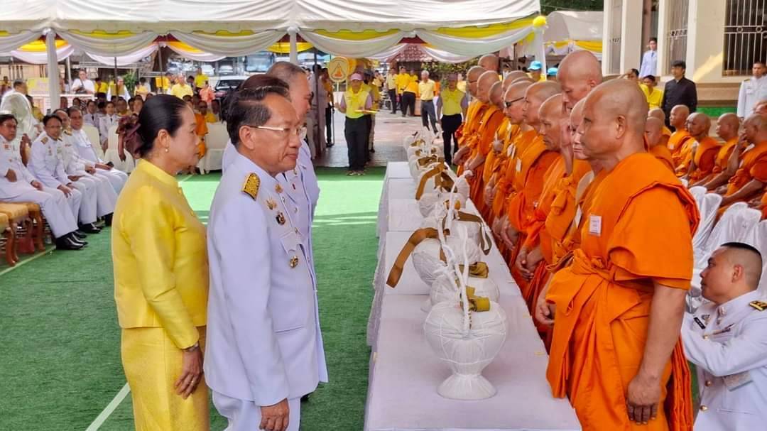 พช.หนองคาย ร่วมพิธีบรรพชาอุปสมบท ตามโครงการบรรพชาอุปสมบท เฉลิมพระเกียรติพระบาทสมเด็จพระเจ้าอยู่หัว เนื่องในโอกาสมหามงคลเฉลิมพระชนมพรรษา 6 รอบ 28 กรกฎาคม 2567