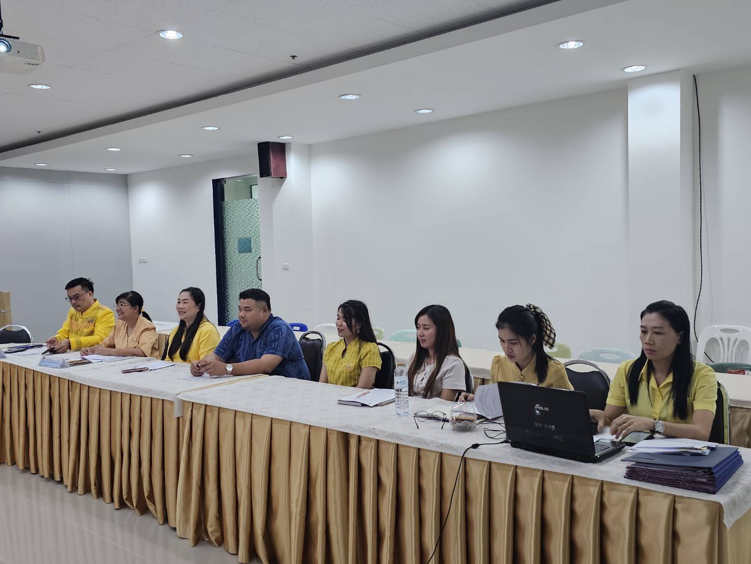 พช.หนองคาย ประชุมคณะกรรมการอำนวยการประจำสนามสอบ และคณะทำงานประจำสนามสอบคัดเลือกบุคคลเพื่อแต่งตั้งเป็นอาสาพัฒนา (อสพ.) รุ่นที่ 76 ประจำสนามสอบจังหวัดหนองคาย