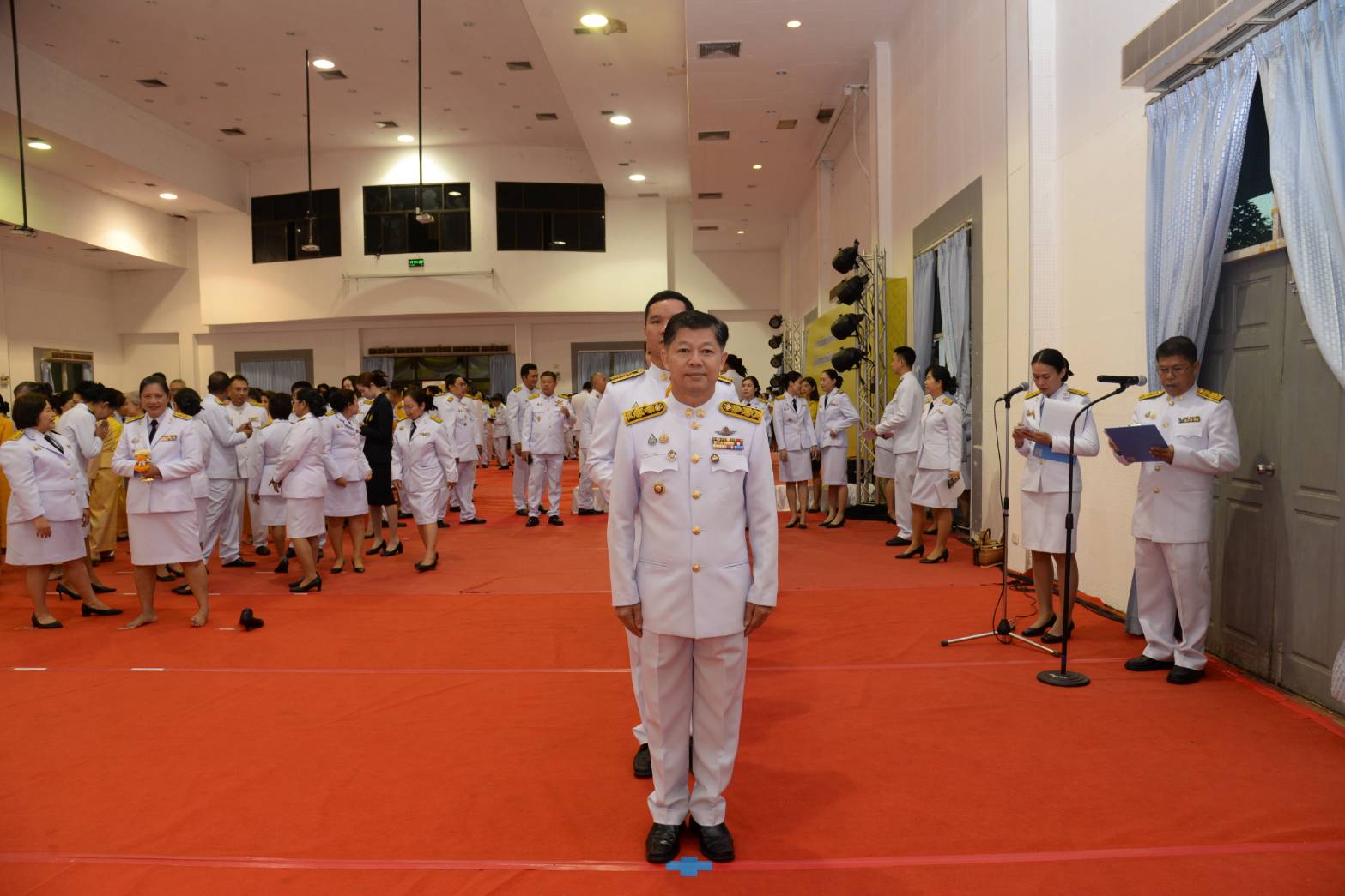 พช.หนองคาย ร่วมพิธีถวายเครื่องราชสักการะและวางพานพุ่ม และจุดเทียนถวายพระชัยมงคล เฉลิมพระเกียรติพระบาทสมเด็จพระเจ้าอยู่หัว เนื่องในโอกาสมหามงคลเฉลิมพระชนมพรรษา 6 รอบ 28 กรกฎาคม 2567