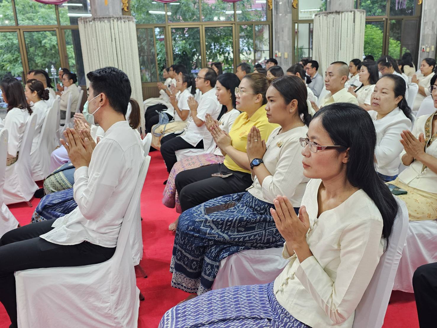 พช.หนองคาย ร่วมโครงการกิจกรรมส่งเสริมพระพุทธศาสนา เนื่องในเทศกาลวันอาสาฬหบูชาและเข้าพรรษา พุทธศักราช 2567