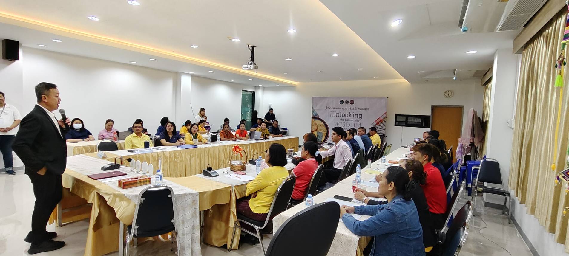 พช.จังหวัดหนองคาย ดำเนินโครงการพัฒนาและยกระดับผลิตภัณฑ์ สินค้าและบริการของจังหวัดหนองคาย กิจกรรมพัฒนาและส่งเสริมผลิตภัณฑ์ สู่การพัฒนาอาชีพอย่างยั่งยืน