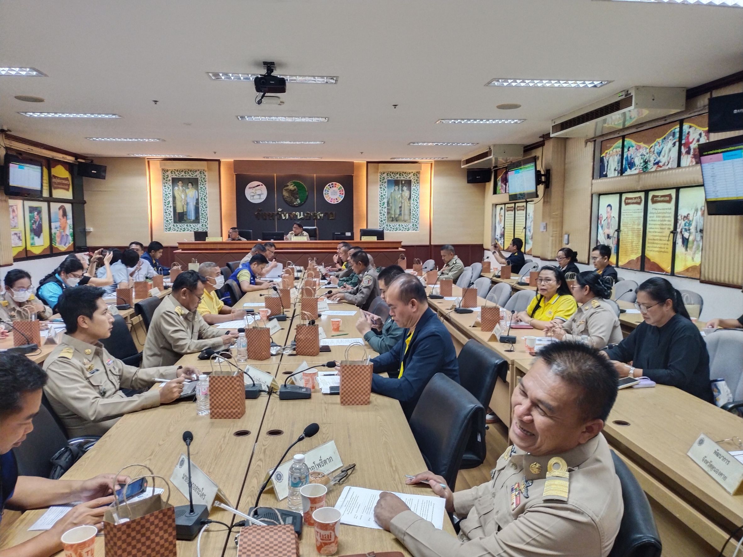 พช.หนองคาย ร่วมประชุมเร่งรัดติดตามการดำเนินงานป้องกัน ปราบปราม และแก้ไขปัญหายาเสพติดในพื้นที่ ระยะเร่งด่วน 3 เดือน (1 มิถุนายน – 31 สิงหาคม 2567)