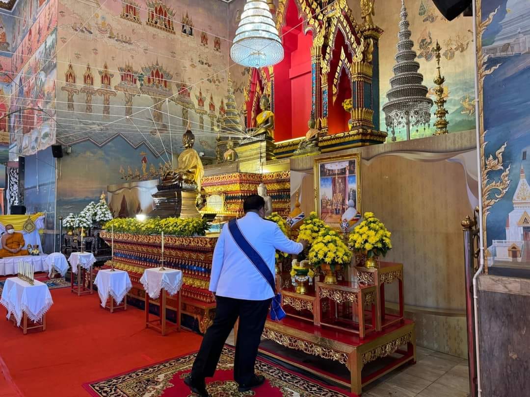 พช.หนองคาย ร่วมพิธีเสกน้ำพระพุทธมนต์ศักดิ์สิทธิ์ เนื่องในโอกาสพระราชพิธีมหามงคลเฉลิมพระชนมพรรษา 6 รอบ 28 กรกฎาคม 2567