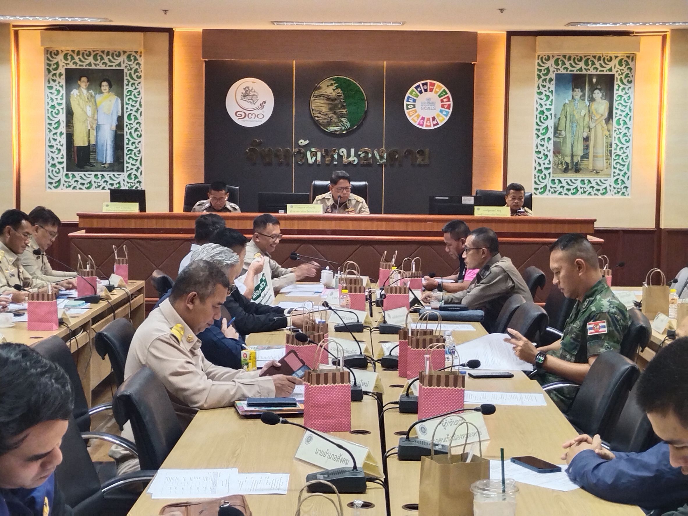 พช.หนองคาย ร่วมการประชุมเร่งรัดติดตามการดำเนินงานป้องกัน ปราบปราม และแก้ไขปัญหายาเสพติดในพื้นที่จังหวัดหนองคาย ระยะเร่งด่วน 3 เดือน (1 มิถุนายน – 31 สิงหาคม 2567)