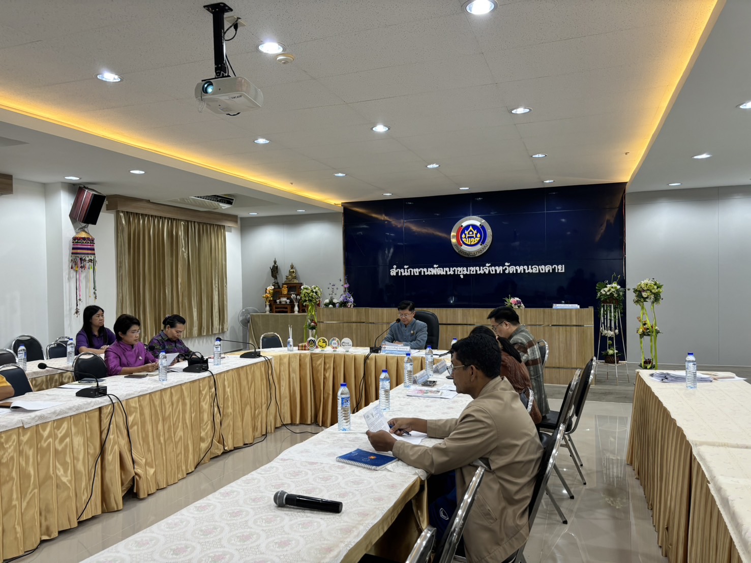 พช.หนองคาย : ประชุมการดำเนินโครงการบรรพชาอุปสมบท เฉลิมพระเกียรติพระบาทสมเด็จพระเจ้าอยู่หัว เนื่องในโอกาสพระราชพิธีมหามงคลเฉลิมพระชนมพรรษา 6 รอบ 28 กรกฎาคม 2567
