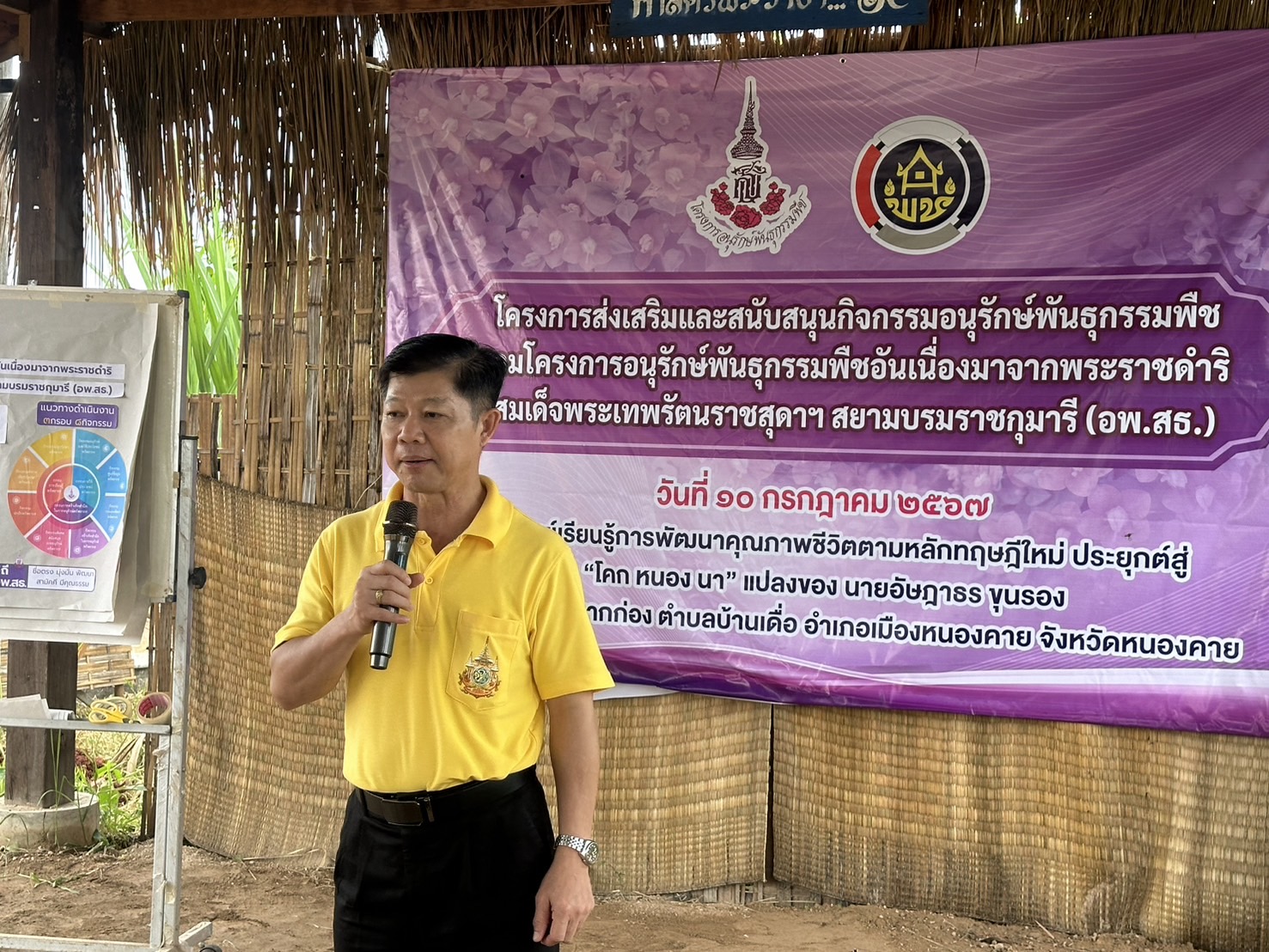 พช.หนองคาย ดำเนินโครงการส่งเสริมและสนับสนุนกิจกรรมอนุรักษ์พันธุกรรมพืช ตามโครงการอนุรักษ์พันธุกรรมพืชอันเนื่องมาจากพระราชดำริ สมเด็จพระเทพรัตนราชสุดาฯ สยามบรมราชกุมารี (อพ.สธ.)