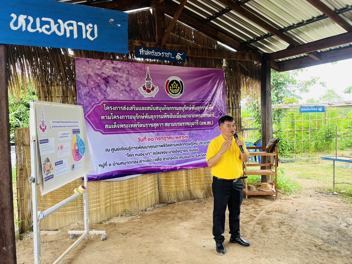 พช.หนองคาย ดำเนินโครงการส่งเสริมและสนับสนุนกิจกรรมอนุรักษ์พันธุกรรมพืช ตามโครงการอนุรักษ์พันธุกรรมพืชอันเนื่องมาจากพระราชดำริ สมเด็จพระเทพรัตนราชสุดาฯ สยามบรมราชกุมารี (อพ.สธ.)