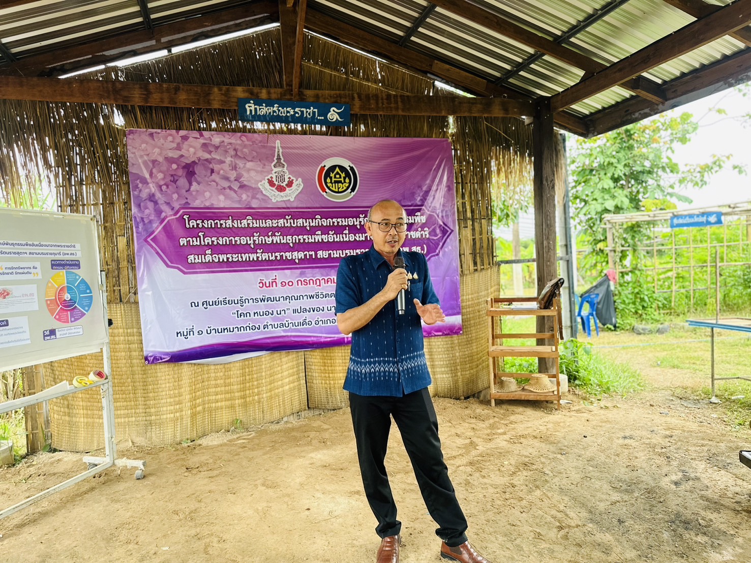 พช.หนองคาย ดำเนินโครงการส่งเสริมและสนับสนุนกิจกรรมอนุรักษ์พันธุกรรมพืช ตามโครงการอนุรักษ์พันธุกรรมพืชอันเนื่องมาจากพระราชดำริ สมเด็จพระเทพรัตนราชสุดาฯ สยามบรมราชกุมารี (อพ.สธ.)