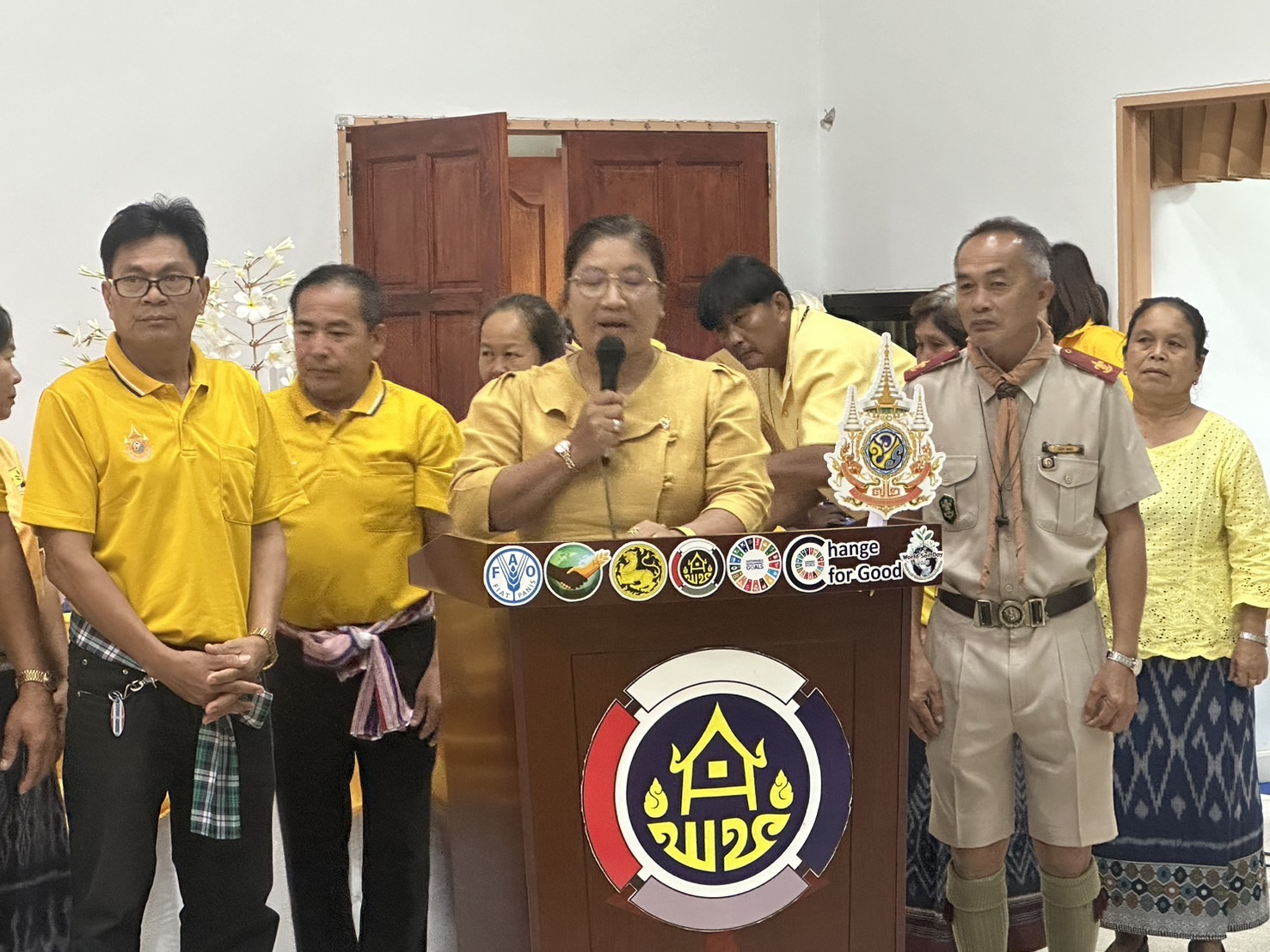 พช.หนองคาย ผนึกกำลังผู้นำขับเคลื่อนยุทธศาสตร์นำการเปลี่ยนแปลงตำบลพระธาตุบังพวน อำเภอเมืองหนองคาย จังหวัดหนองคาย นำเสนอผลงานและจัดแสดงนิทรรศการผลความสำเร็จการขับเคลื่อนตำบลเข้มแข็งตามหลักปรัชญาของเศรษฐกิจพอเพียง