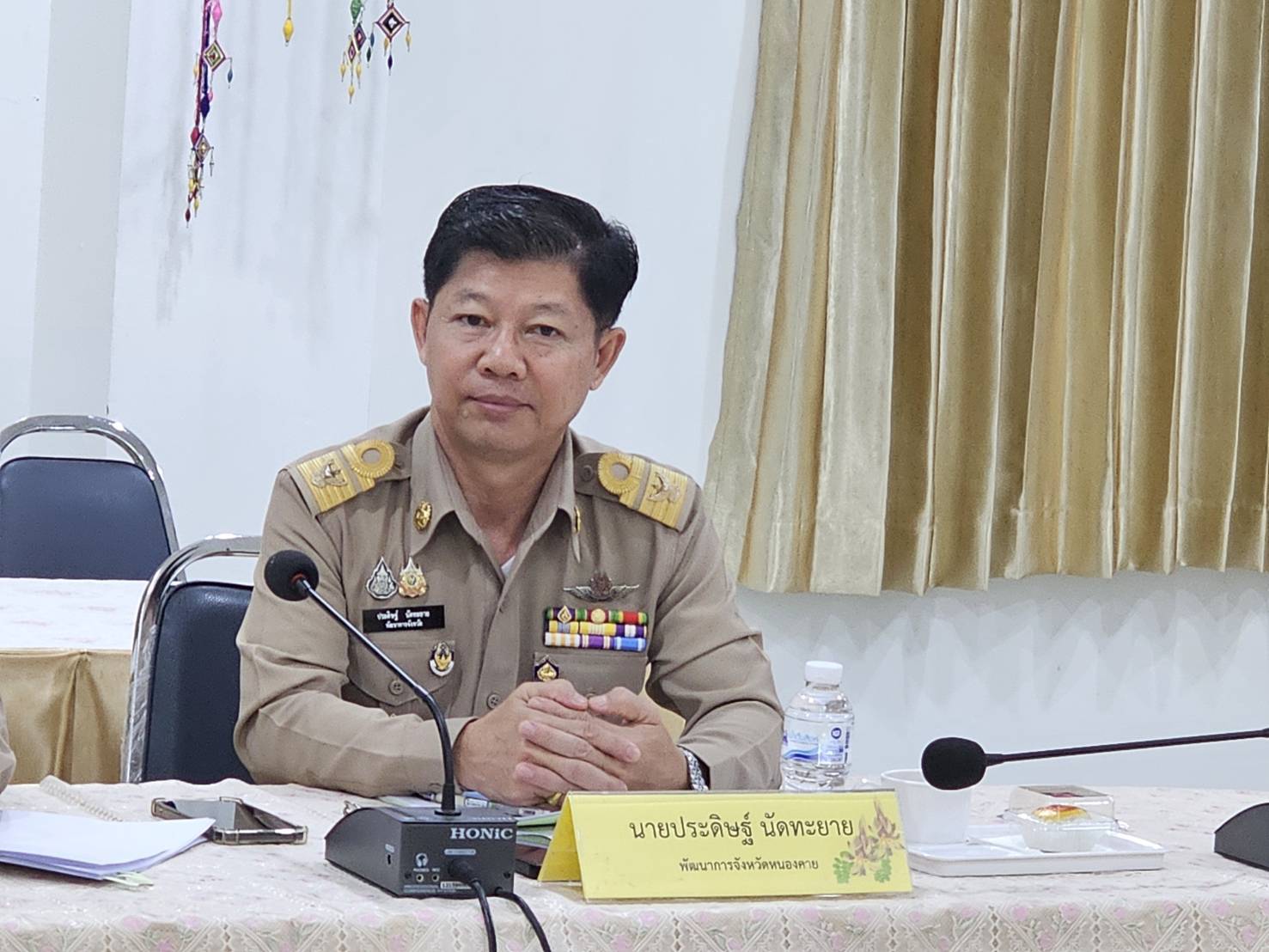 พช.หนองคาย จัดประชุมคณะทำงานสนับสนุนการขับเคลื่อนการพัฒนาเศรษฐกิจฐานรากและประชารัฐฯ จังหวัดหนองคาย ครั้งที่ 1/2567