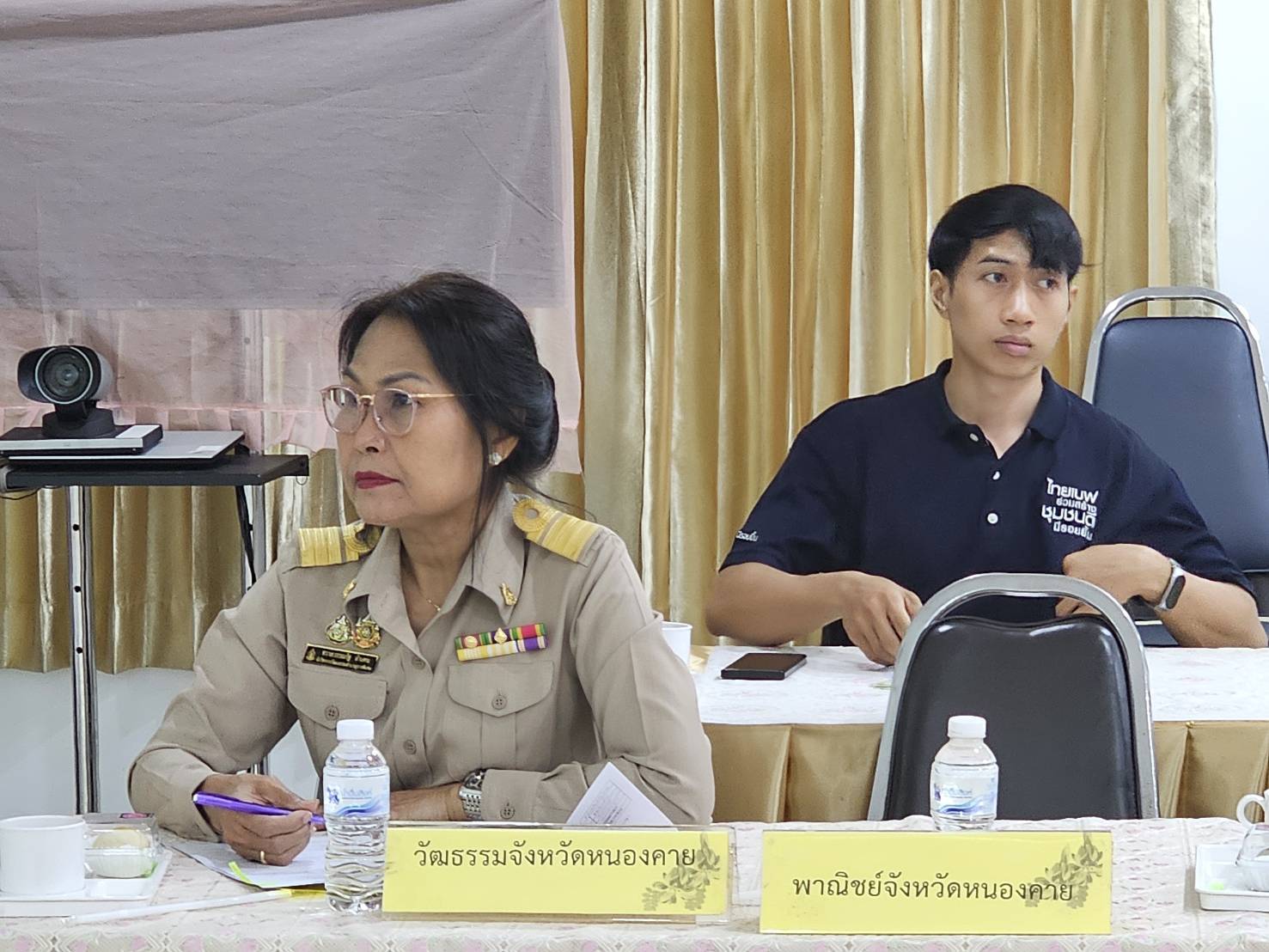 พช.หนองคาย จัดประชุมคณะทำงานสนับสนุนการขับเคลื่อนการพัฒนาเศรษฐกิจฐานรากและประชารัฐฯ จังหวัดหนองคาย ครั้งที่ 1/2567