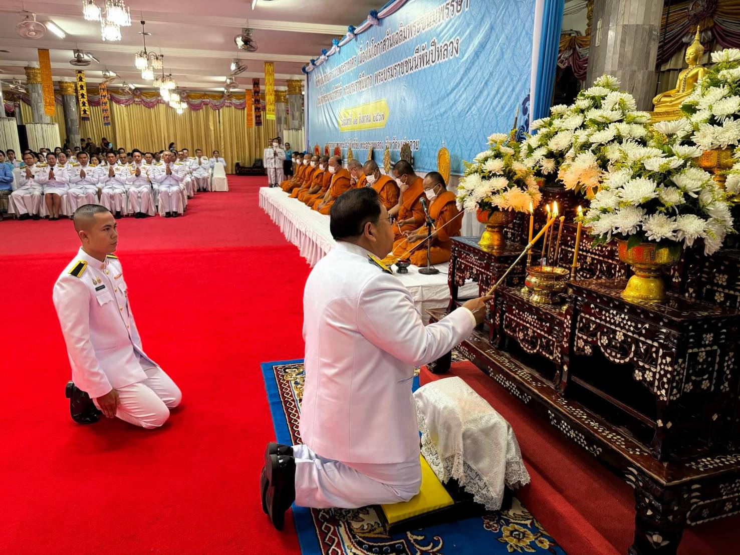 พช.หนองคาย ร่วมพิธีทำบุญตักบาตรถวายพระราชกุศลและเฉลิมพระเกียรติ สมเด็จพระนางเจ้าสิริกิติ์พระบรมราชินีนาถ พระบรมราชชนนีพันปีหลวง เนื่องในโอกาสมหามงคลเฉลิมพระชนมพรรษา 12 สิงหาคม 2567