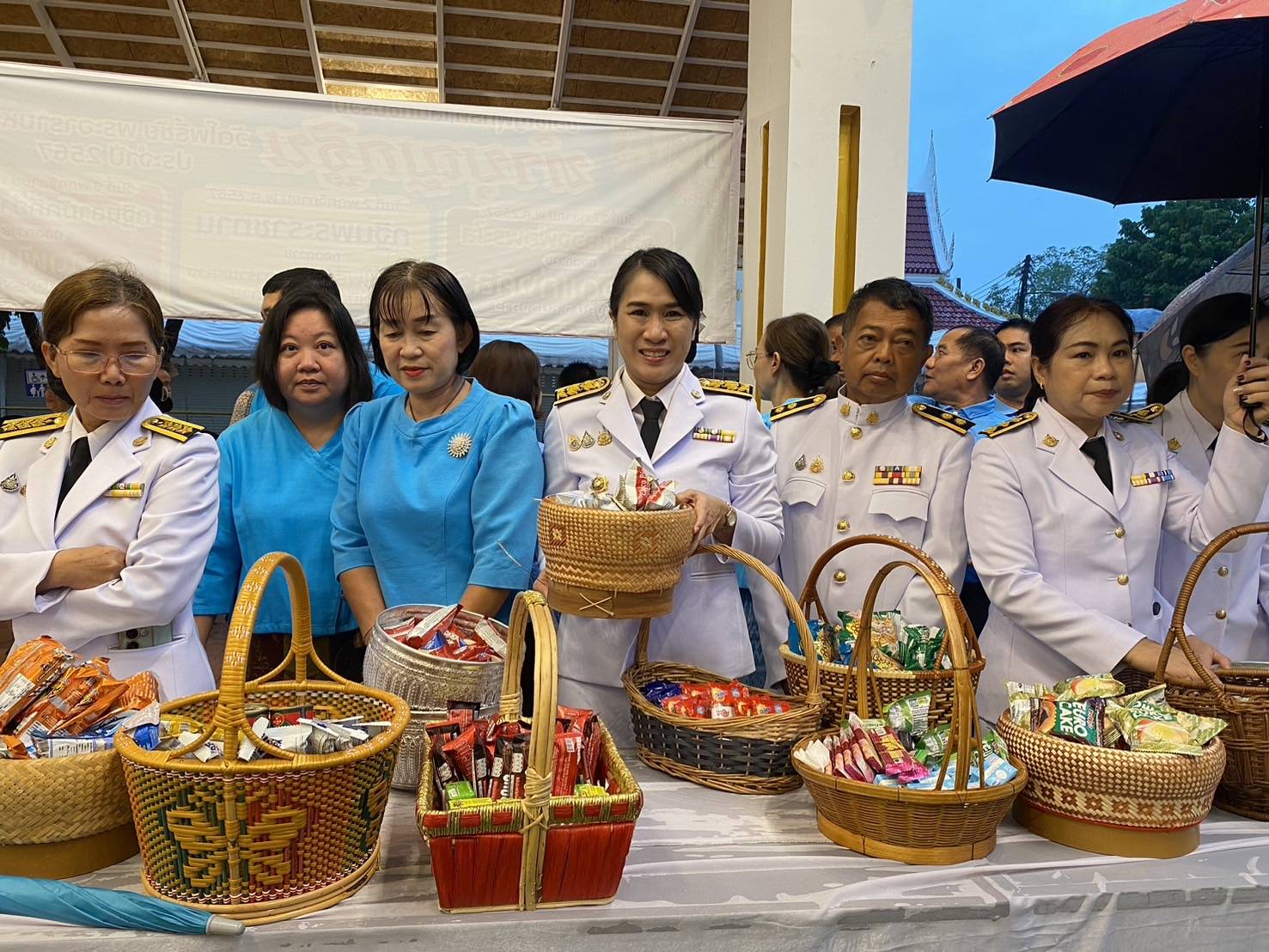 พช.หนองคาย ร่วมพิธีทำบุญตักบาตรถวายพระราชกุศลและเฉลิมพระเกียรติ สมเด็จพระนางเจ้าสิริกิติ์พระบรมราชินีนาถ พระบรมราชชนนีพันปีหลวง เนื่องในโอกาสมหามงคลเฉลิมพระชนมพรรษา 12 สิงหาคม 2567