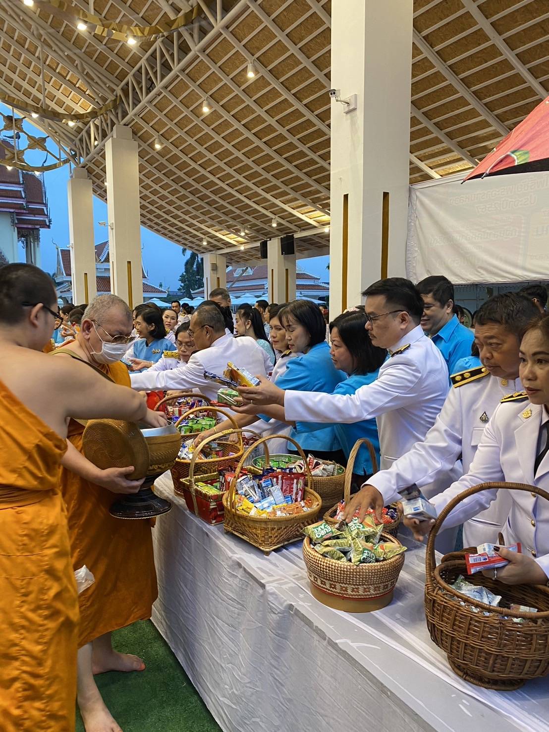 พช.หนองคาย ร่วมพิธีทำบุญตักบาตรถวายพระราชกุศลและเฉลิมพระเกียรติ สมเด็จพระนางเจ้าสิริกิติ์พระบรมราชินีนาถ พระบรมราชชนนีพันปีหลวง เนื่องในโอกาสมหามงคลเฉลิมพระชนมพรรษา 12 สิงหาคม 2567