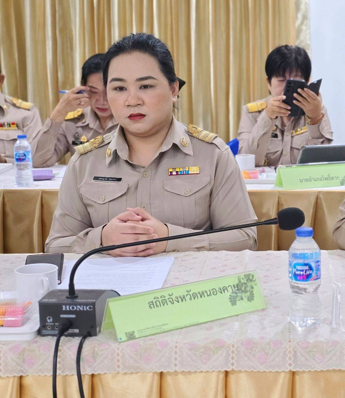 พช.หนองคาย ประชุมคณะทำงานบริหารการจัดเก็บข้อมูลความจำเป็นพื้นฐาน (จปฐ.) ด้วยเครื่องมืออิเล็กทรอนิกส์ ระดับจังหวัด ปี 2567