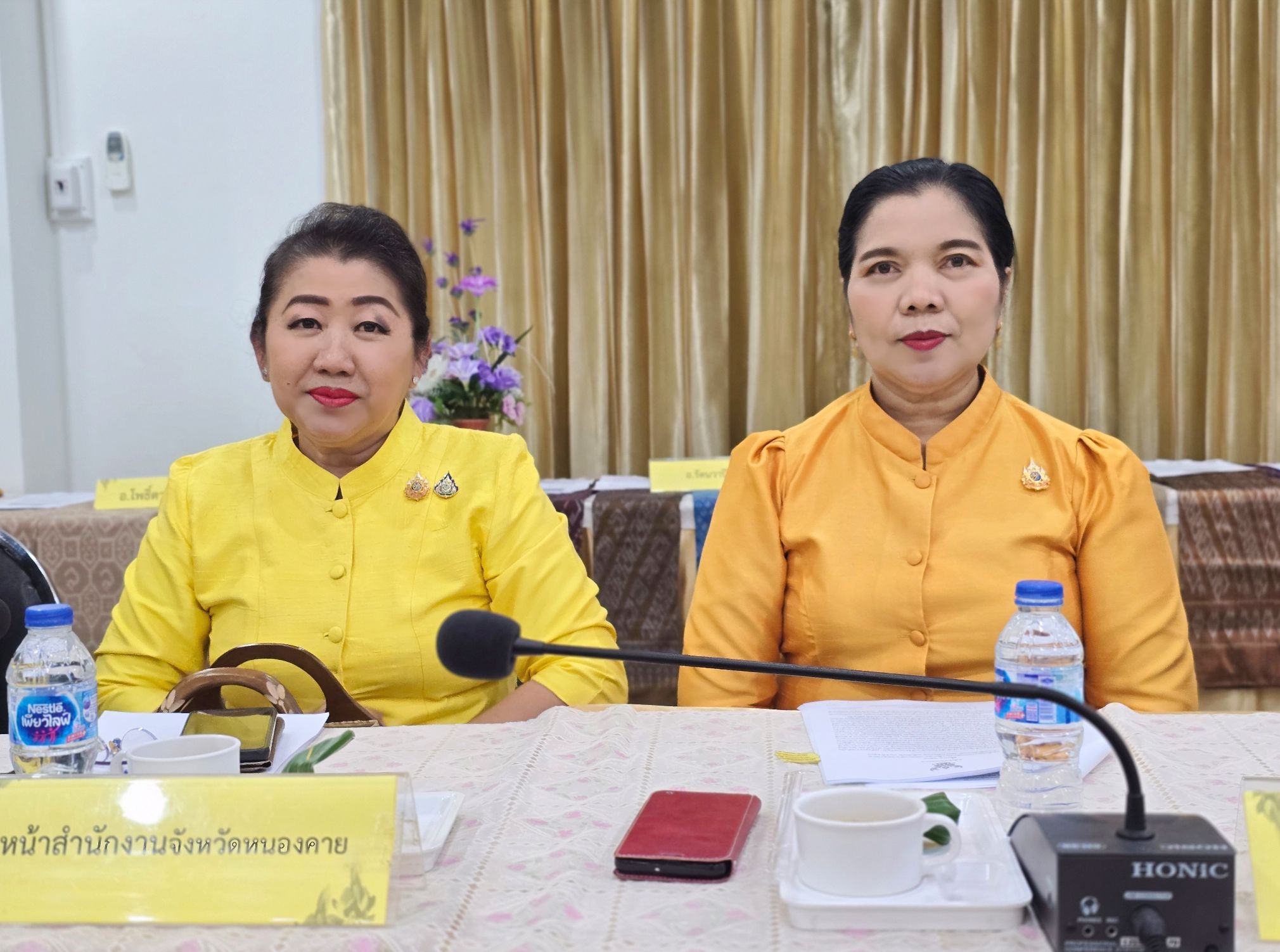 จ.หนองคาย จัดประกวดผ้าลายพระราชทาน “ผ้าลายสิริวชิราภรณ์” และงานหัตถกรรม ระดับจังหวัด ประจำปี 2567 เพื่อสืบสาน รักษา ต่อยอด งานหัตถกรรมและหัตถศิลป์ผ้าถิ่นไทย