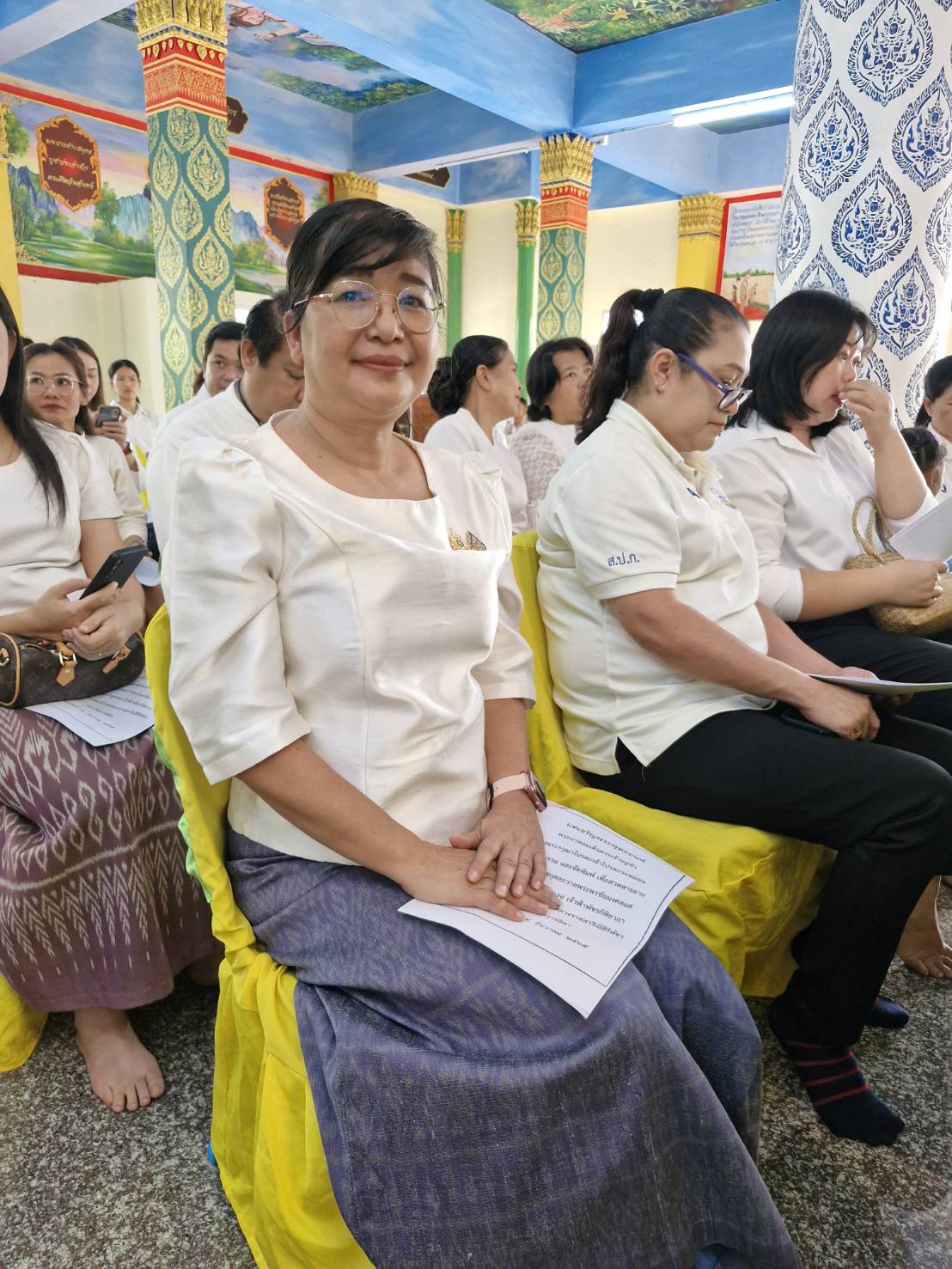 พช.หนองคาย ร่วมพิธีเจริญพระพุทธมนต์เพื่อสวดสาธยาย ถวายเป็นพระราชกุศลถวายพระพรชัยมงคลแด่สมเด็จพระเจ้าลูกเธอเจ้าฟ้าพัชรกิตติยาภา นเรนทิราเทพยวดี กรมหลวงราชสาริณีสิริพัชร มหาวัชรราชธิดา