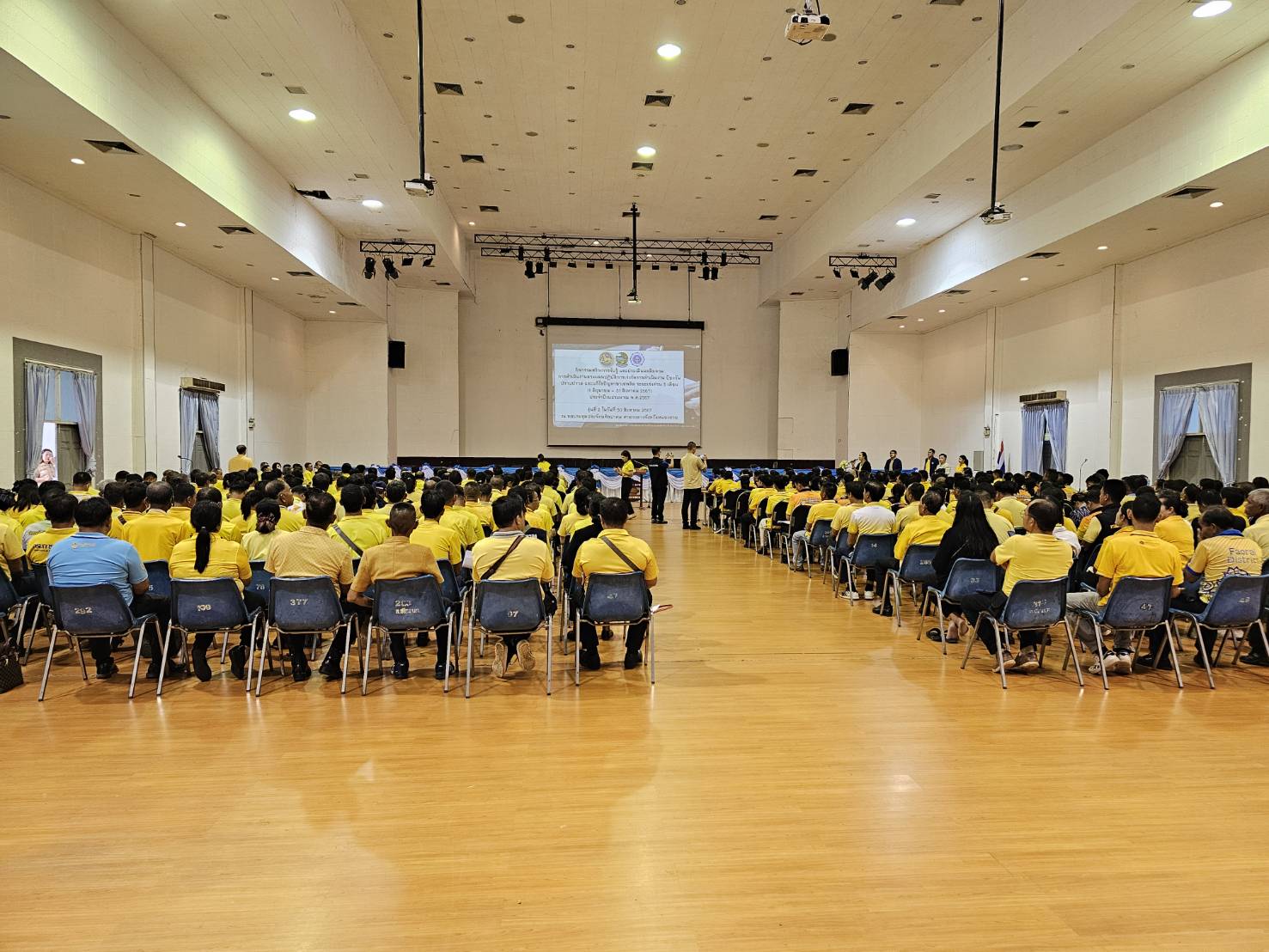 พช.หนองคาย ร่วมพิธีเปิดการจัดกิจกรรมสร้างการรับรู้และประเมินผล ติดตาม การดำเนินการตามแผนปฏิบัติการเร่งรัดการดำเนินงานป้องกัน ปรามปราบ และแก้ไขปัญหายาเสพติด ระยะเร่งด่วน 3 เดือน รุ่นที่ 2