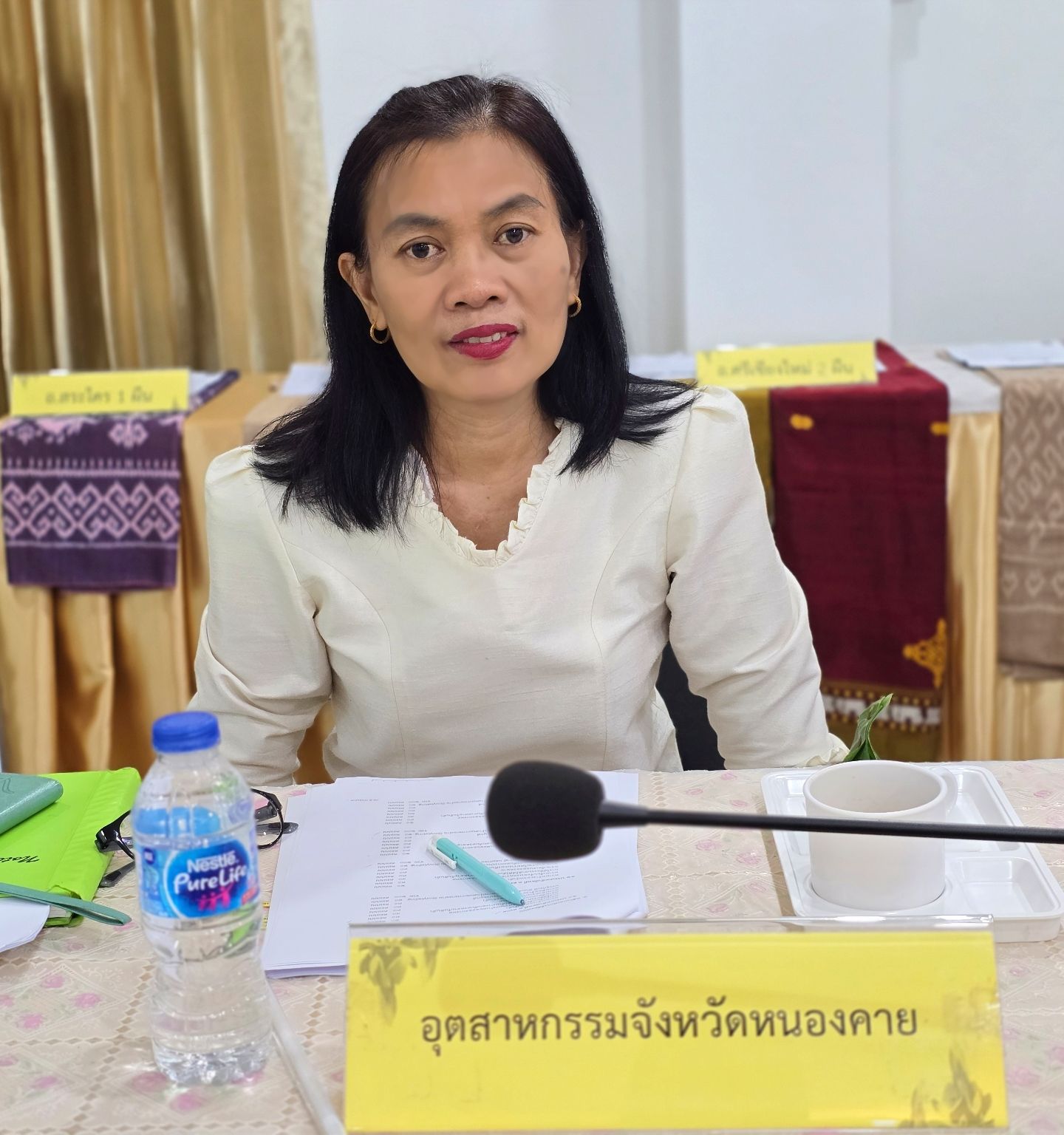 จ.หนองคาย จัดประกวดผ้าลายพระราชทาน “ผ้าลายสิริวชิราภรณ์” และงานหัตถกรรม ระดับจังหวัด ประจำปี 2567 เพื่อสืบสาน รักษา ต่อยอด งานหัตถกรรมและหัตถศิลป์ผ้าถิ่นไทย