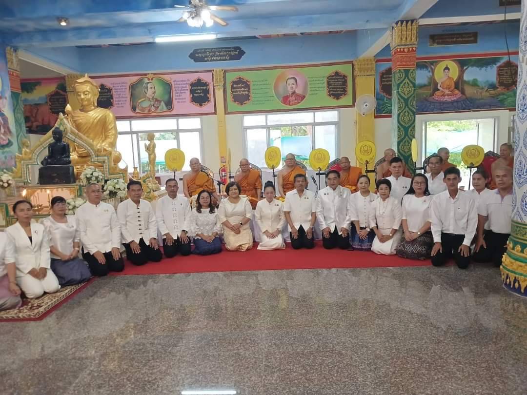 พช.หนองคาย ร่วมพิธีเจริญพระพุทธมนต์เพื่อสวดสาธยาย ถวายเป็นพระราชกุศลถวายพระพรชัยมงคลแด่สมเด็จพระเจ้าลูกเธอเจ้าฟ้าพัชรกิตติยาภา นเรนทิราเทพยวดี กรมหลวงราชสาริณีสิริพัชร มหาวัชรราชธิดา