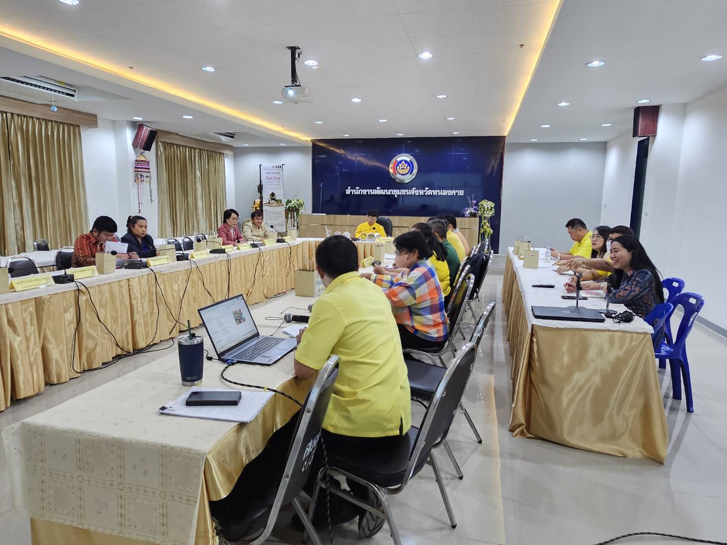 พช.หนองคาย จัดประชุมคณะทำงานสนับสนุนการขับเคลื่อนการพัฒนาเศรษฐกิจฐานรากและประชารัฐฯ จังหวัดหนองคาย ครั้งที่ 2/2567