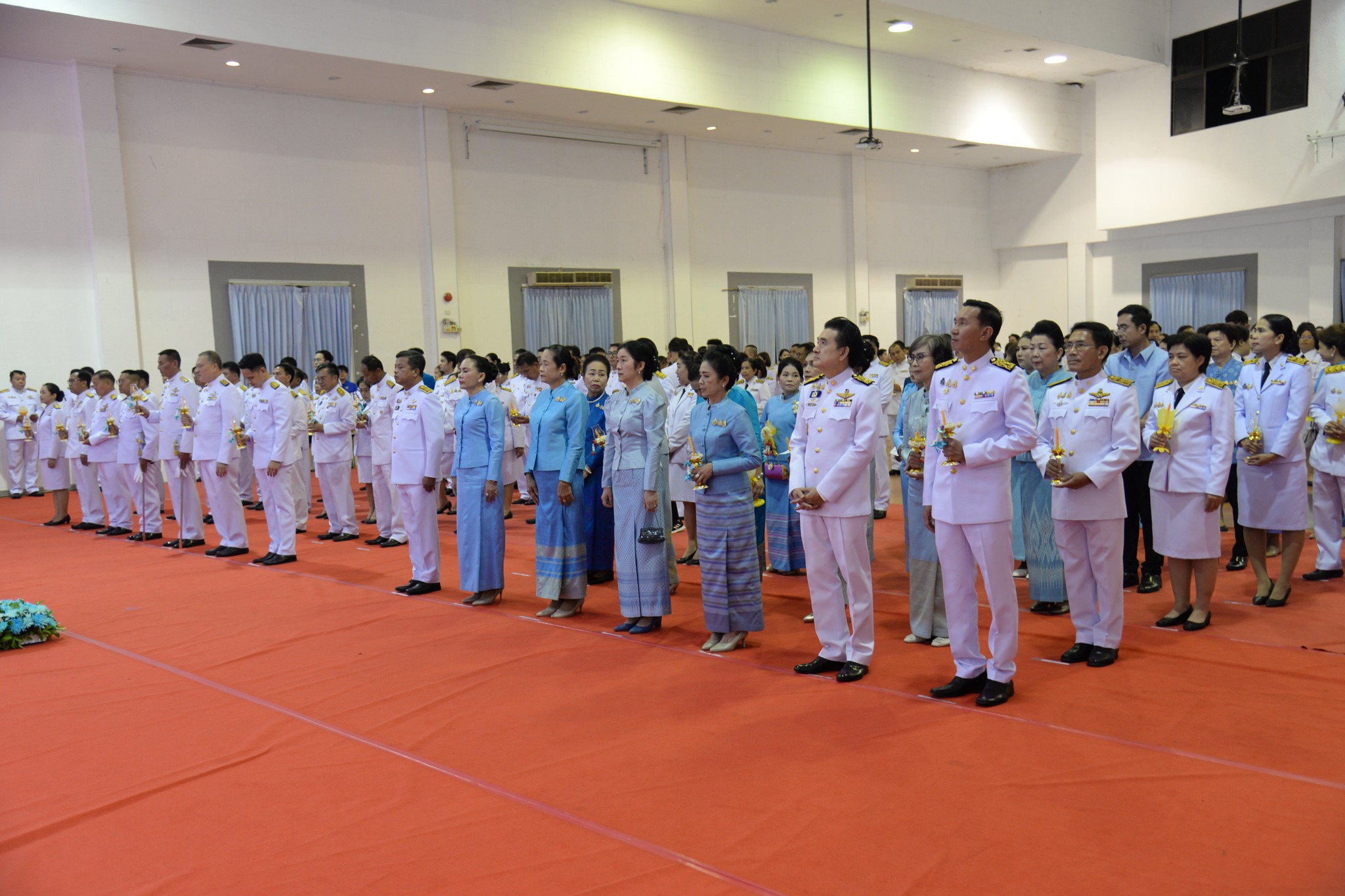 พช.หนองคาย ร่วมพิธีถวายเครื่องราชสักการะและวางพานพุ่ม และจุดเทียนชัยถวายพระพร สมเด็จพระนางเจ้าสิริกิตติ์ พระบรมราชินีนาถ พระบรมราชชนนีพันปีหลวง เนื่องในโอกาสวันเฉลิมพระชนมพรรษา 12 สิงหาคม 2567