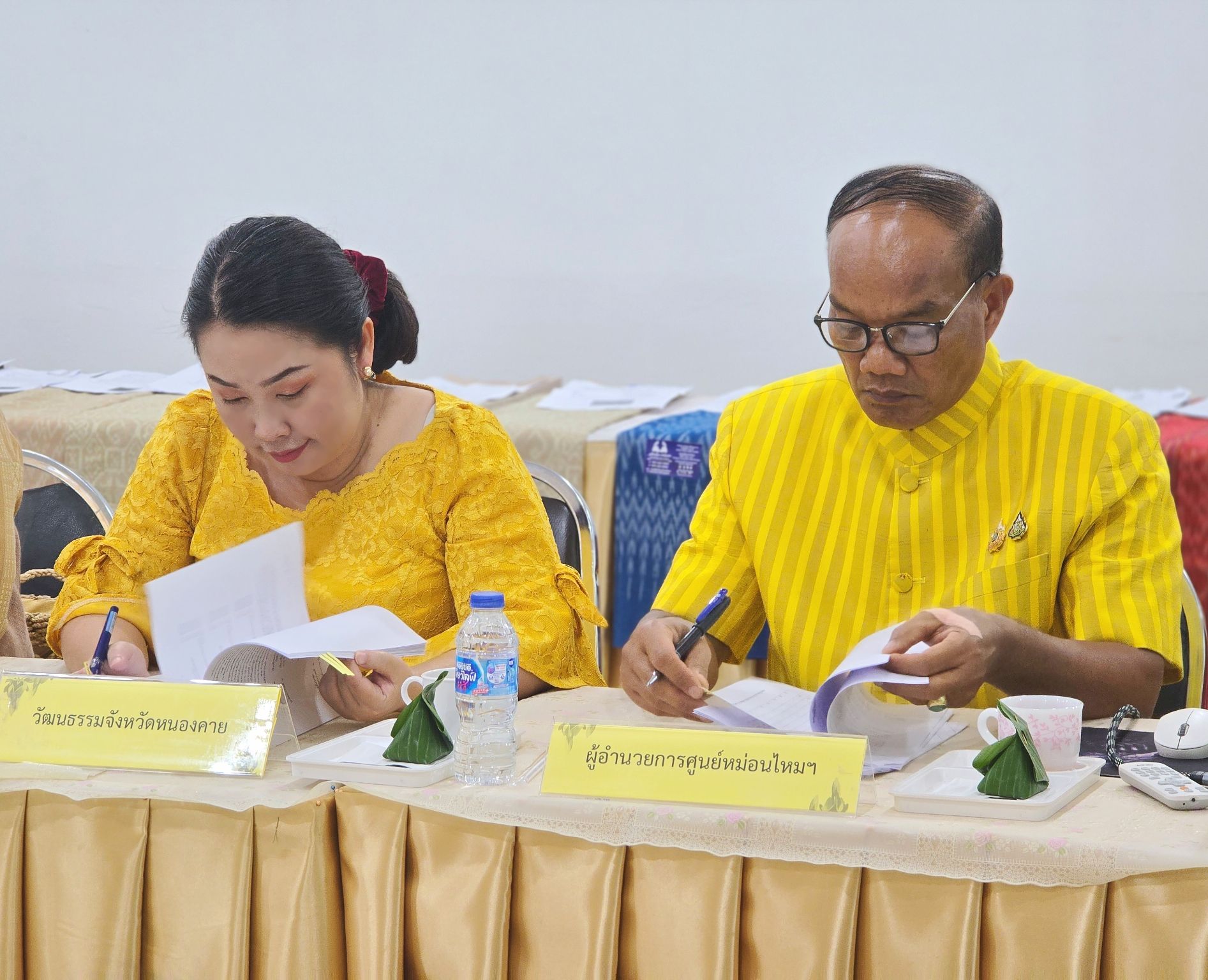 จ.หนองคาย จัดประกวดผ้าลายพระราชทาน “ผ้าลายสิริวชิราภรณ์” และงานหัตถกรรม ระดับจังหวัด ประจำปี 2567 เพื่อสืบสาน รักษา ต่อยอด งานหัตถกรรมและหัตถศิลป์ผ้าถิ่นไทย